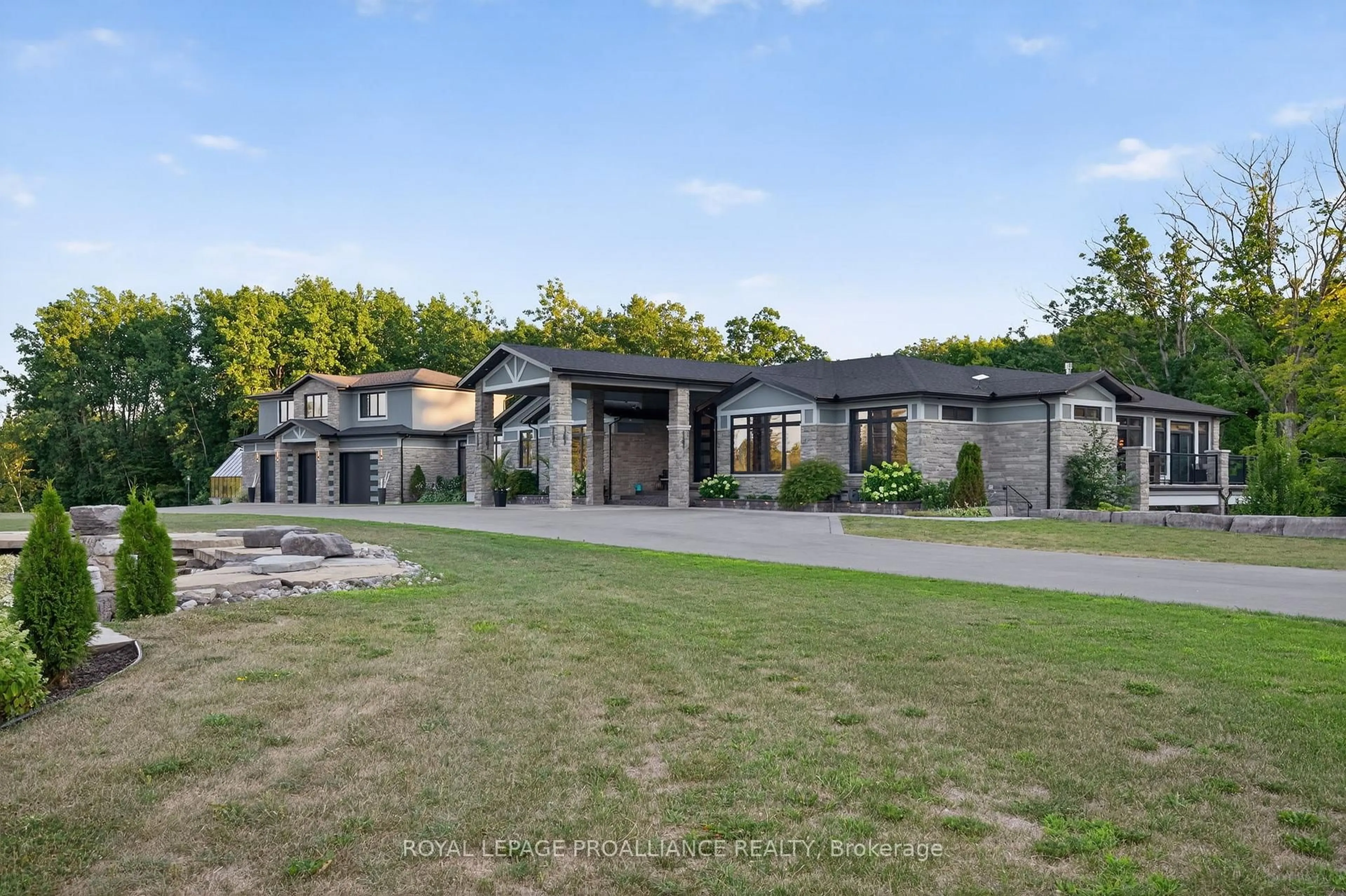 A pic from outside/outdoor area/front of a property/back of a property/a pic from drone, unknown for 1308 County Rd 40, Ingleside Ontario K8V 5P4