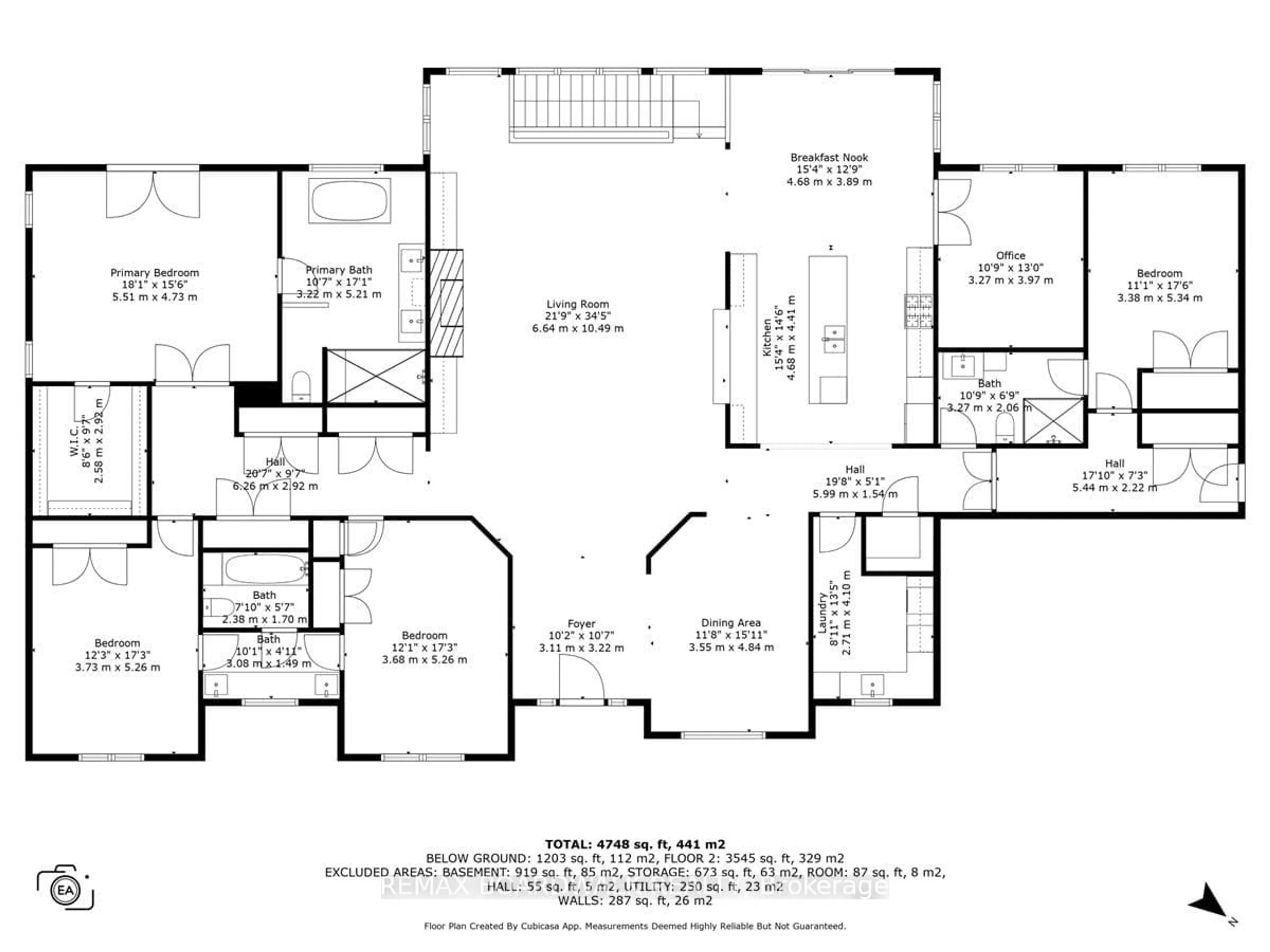 Floor plan for 1610 Linkland Crt, Cumberland Ontario K4C 0A5