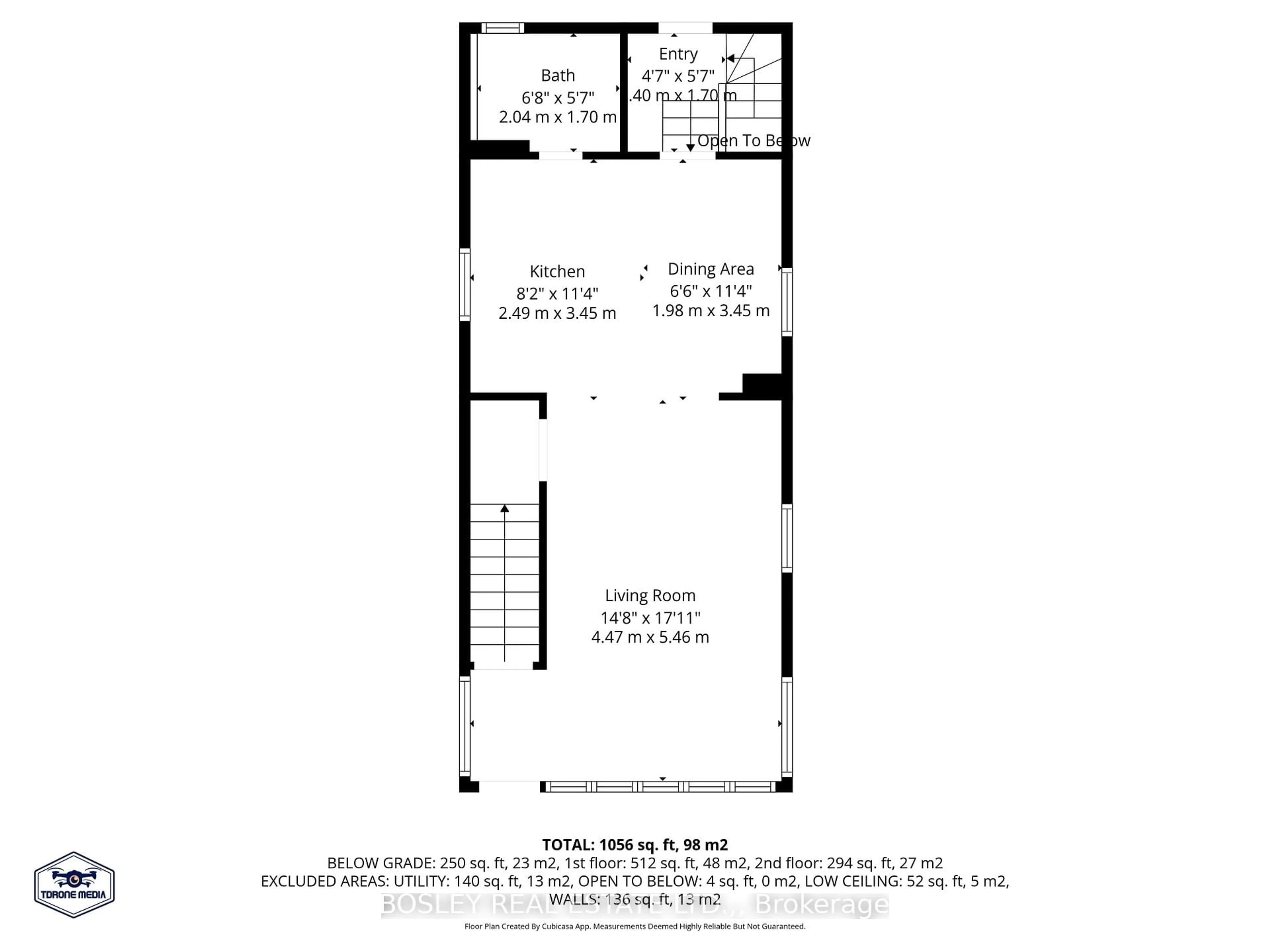 Floor plan for 18 Michigan Ave, St. Catharines Ontario L2N 4G8