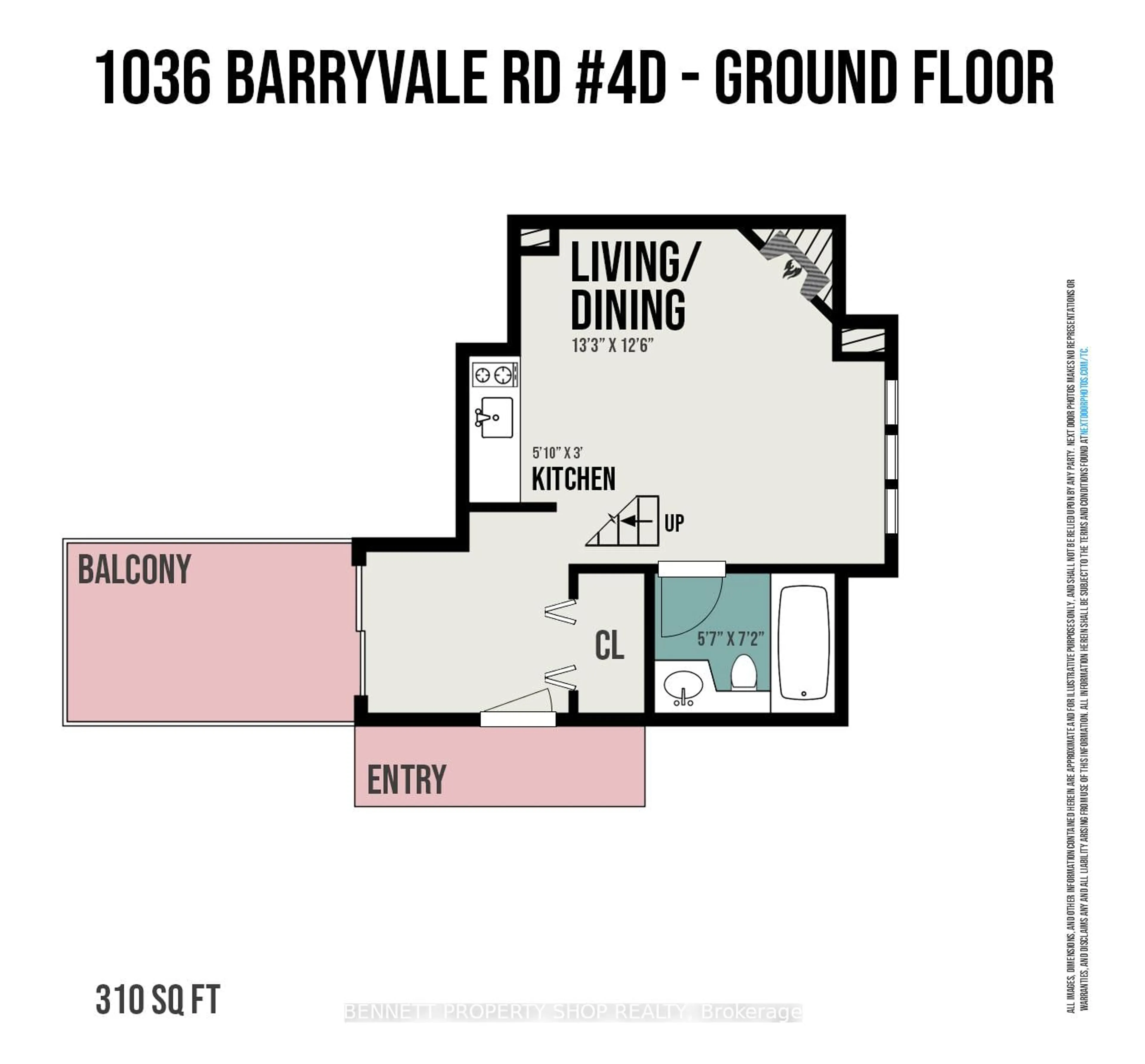 Floor plan for 1036 Barryvale Rd #4D, Calabogie Ontario K0J 1H0