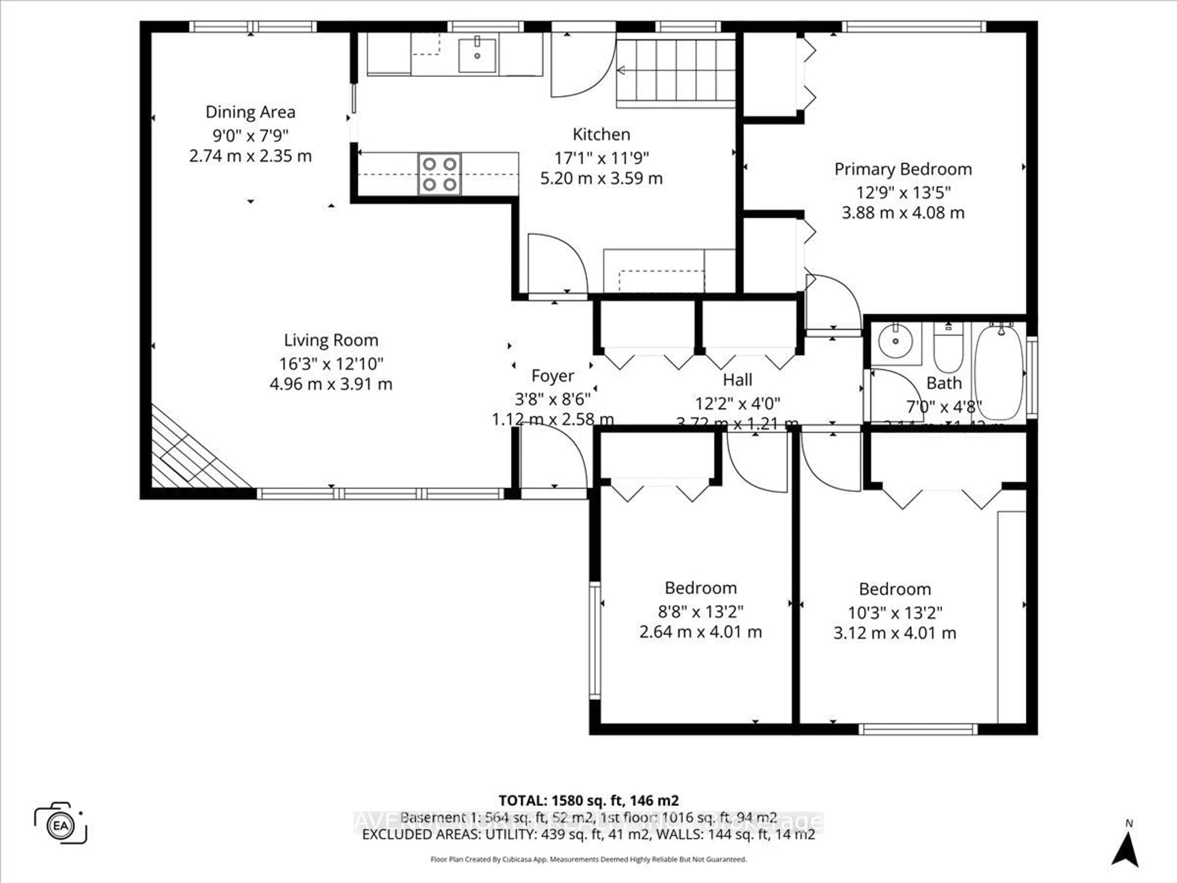 Floor plan for 24 Parkmount Cres, Ottawa Ontario K2H 5T4