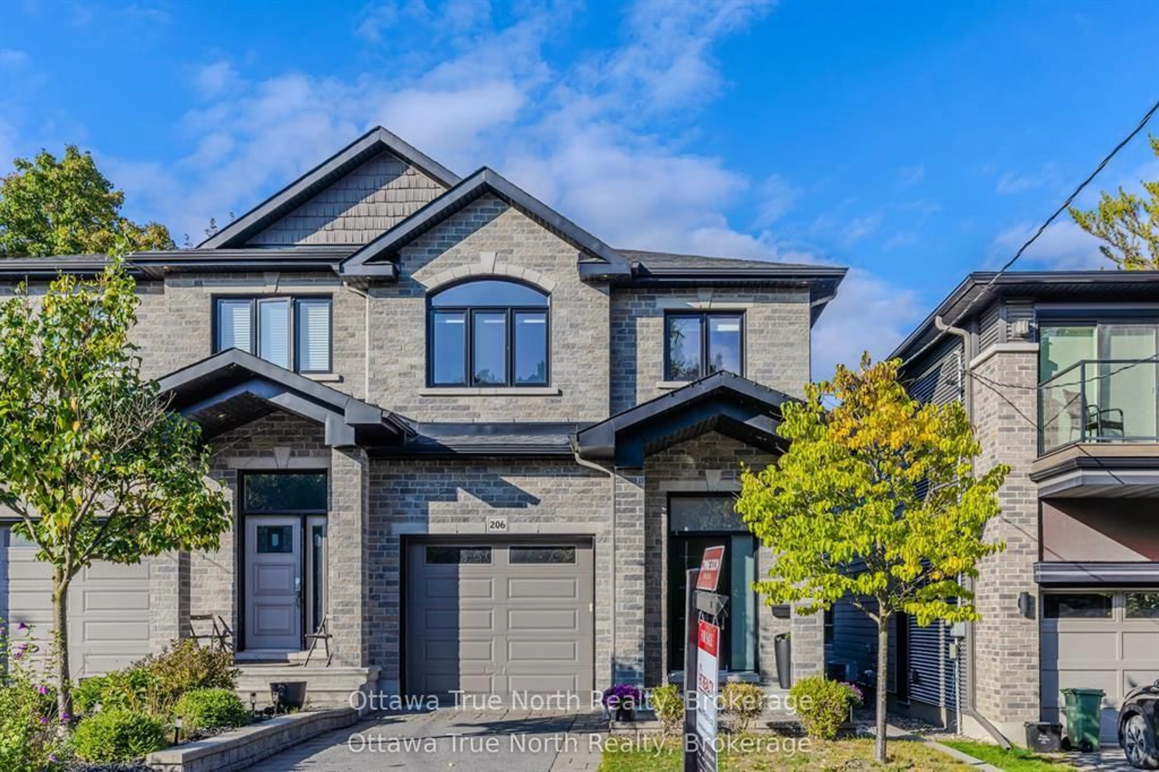 Home with brick exterior material, street for 206 Ancaster Ave, Ottawa Ontario K2B 5B3