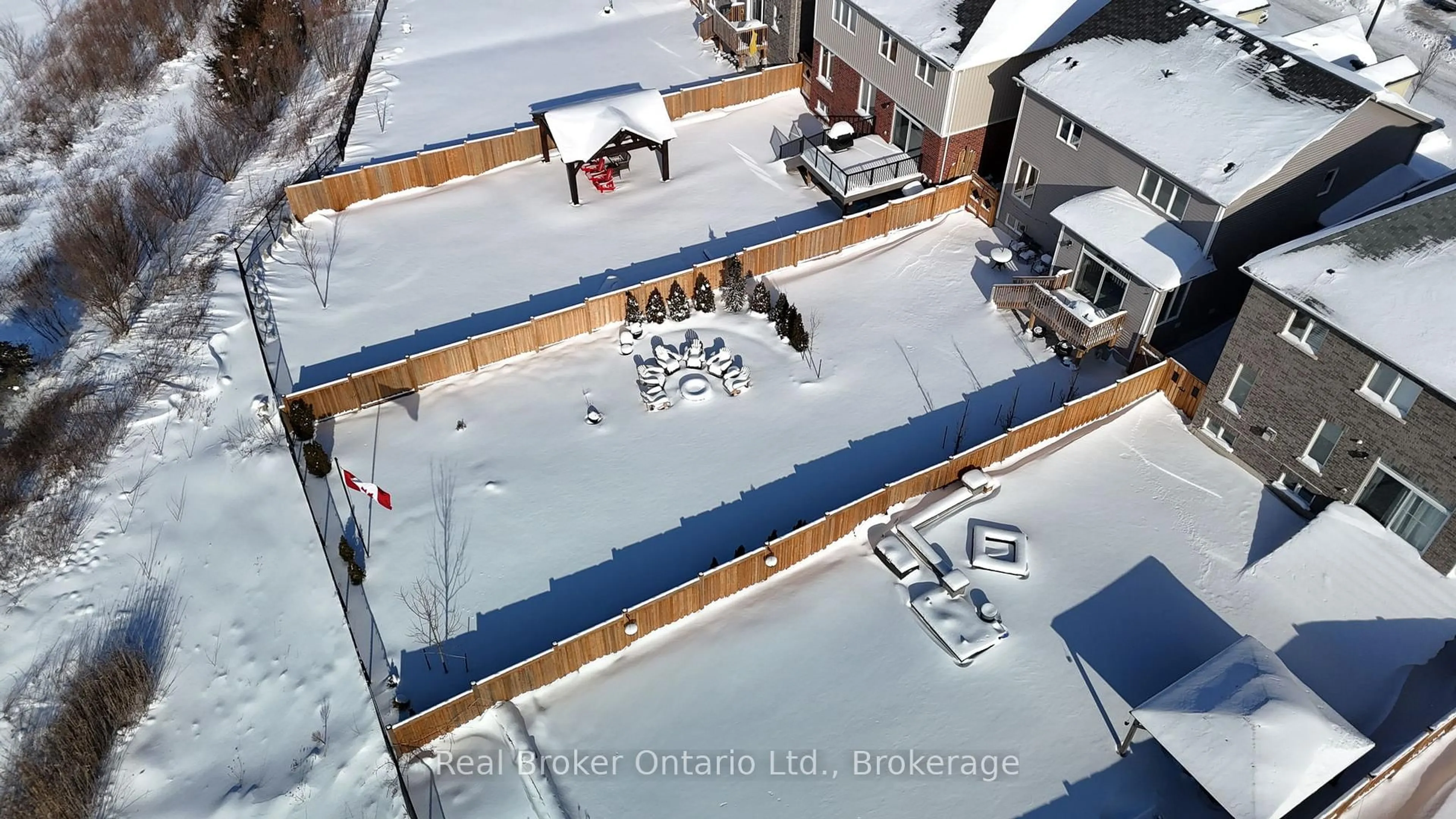 A pic from outside/outdoor area/front of a property/back of a property/a pic from drone, city buildings view from balcony for 298 Dolman St, Woolwich Ontario N0B 1M0