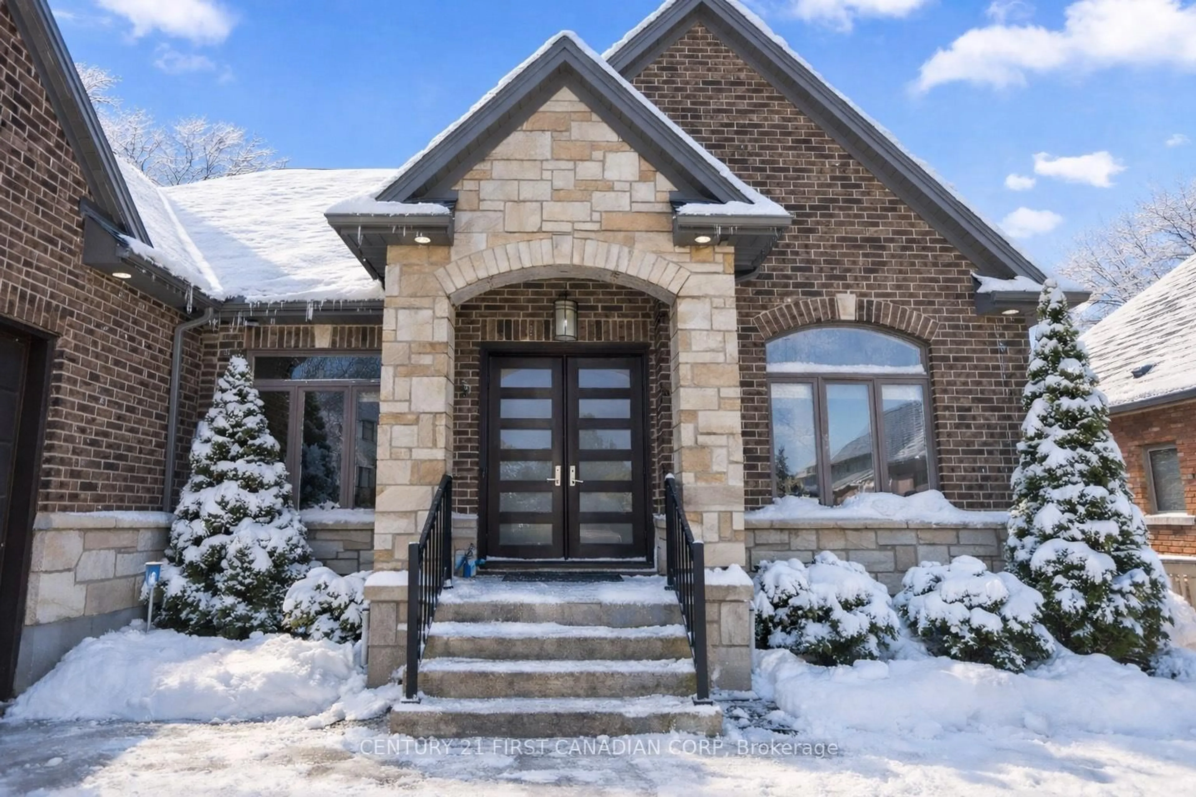 Home with brick exterior material, street for 7071 Clayton Walk, London South Ontario N6P 0A1