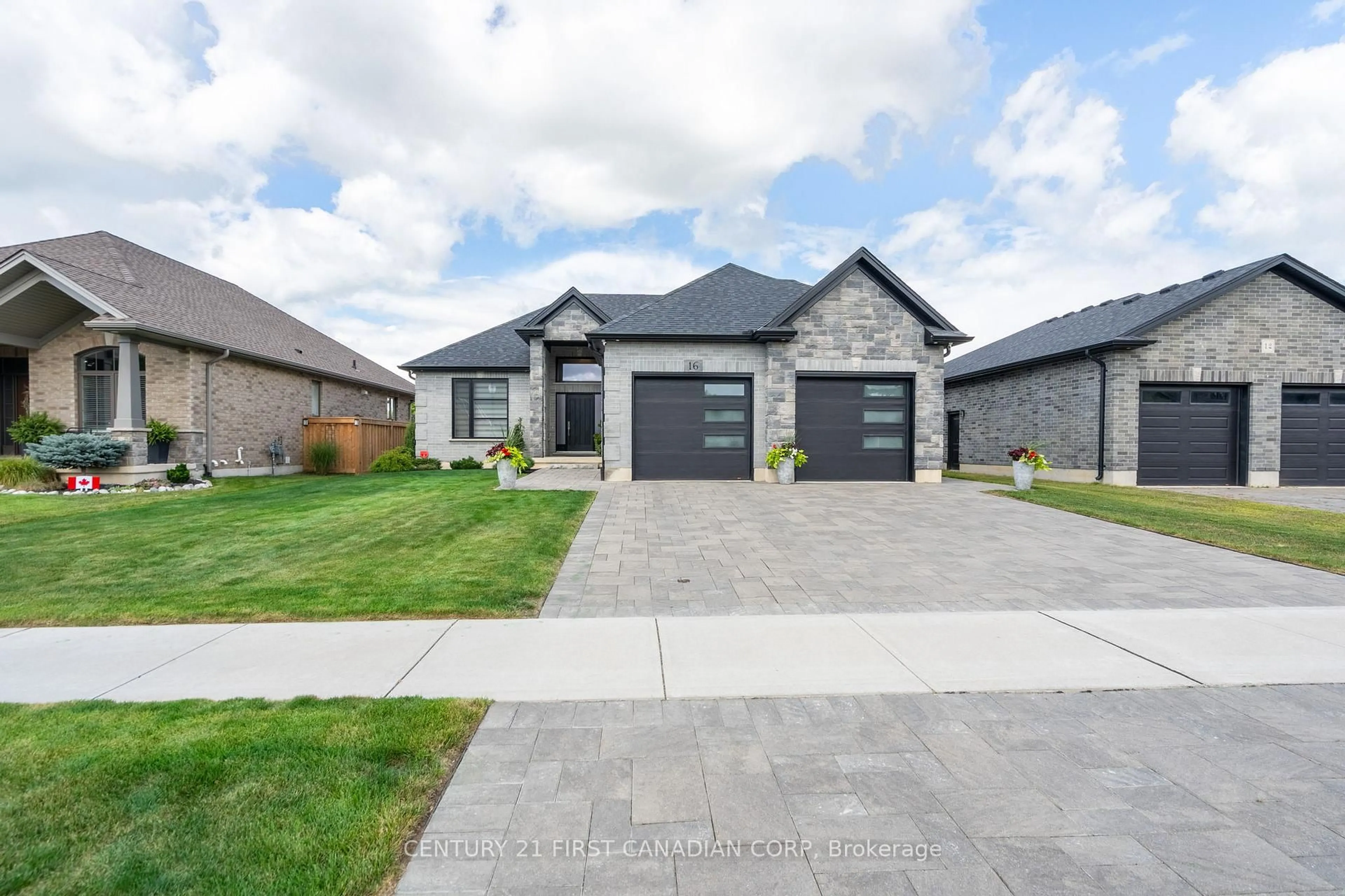 Home with brick exterior material, street for 16 Foxborough Pl, Thames Centre Ontario N0M 2P0