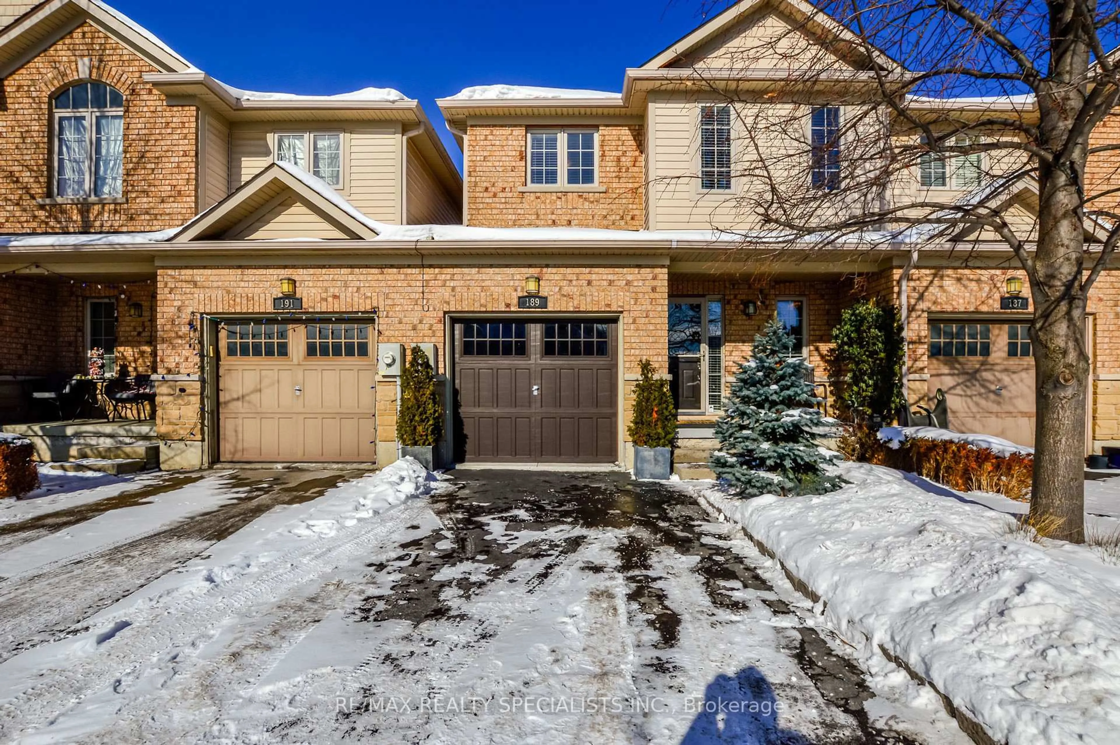 Home with brick exterior material, street for 189 FALL FAIR Way, Hamilton Ontario L0R 1C0