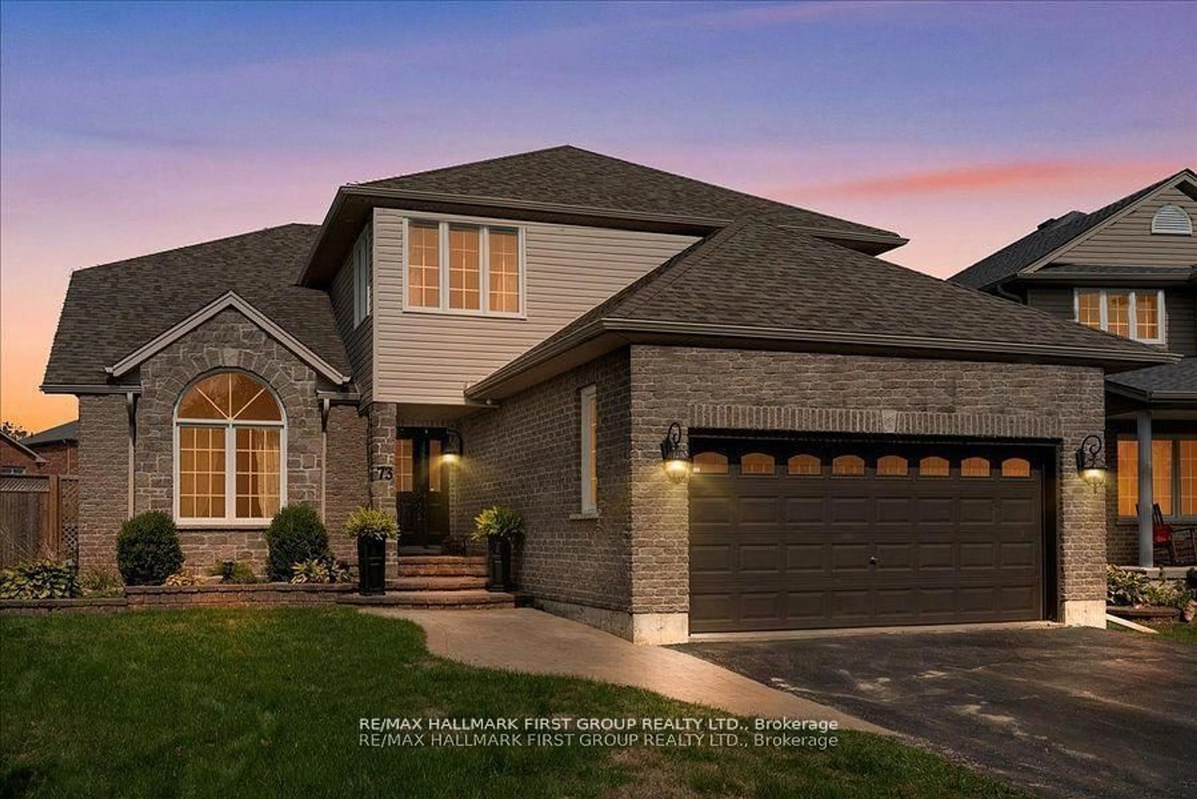 Home with brick exterior material, street for 73 Springdale Dr, Kawartha Lakes Ontario K9V 0J4