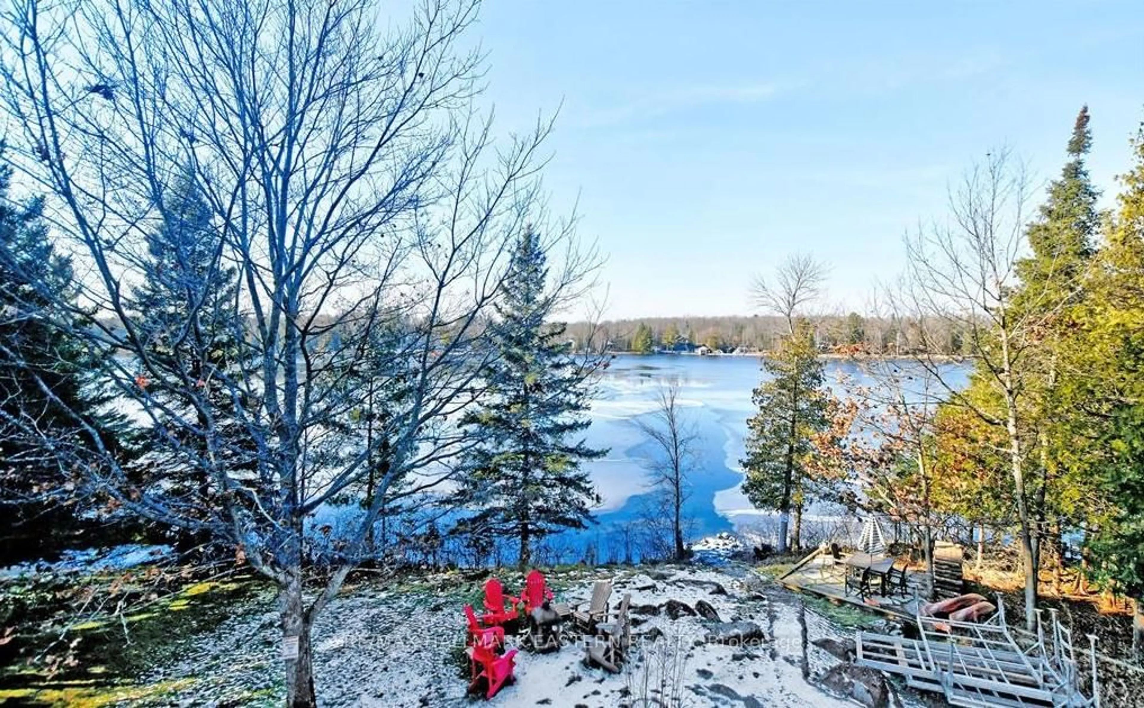 Patio, water/lake/river/ocean view for 326 Indian Point Rd, Kawartha Lakes Ontario K0M 1K0