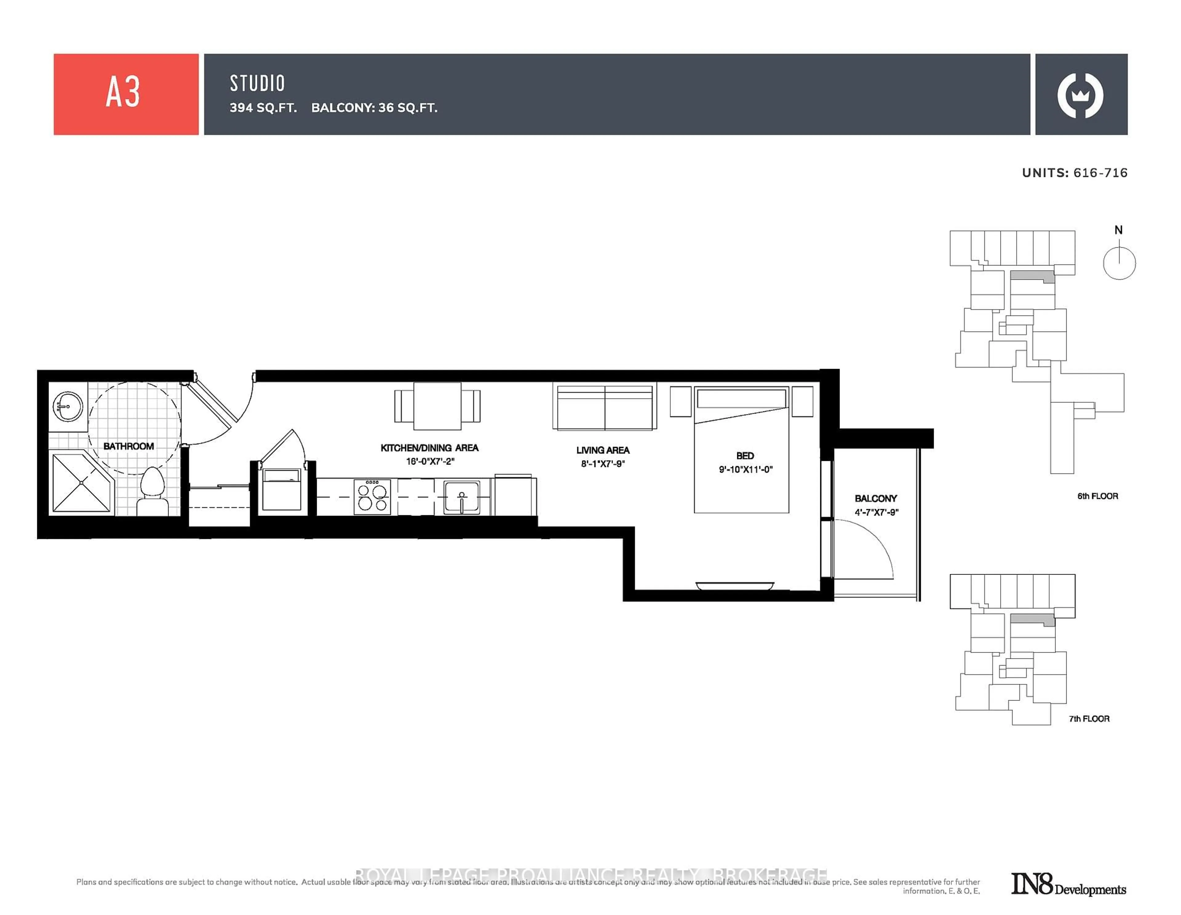Floor plan for 223 Princess St #716, Kingston Ontario K7L 1B3