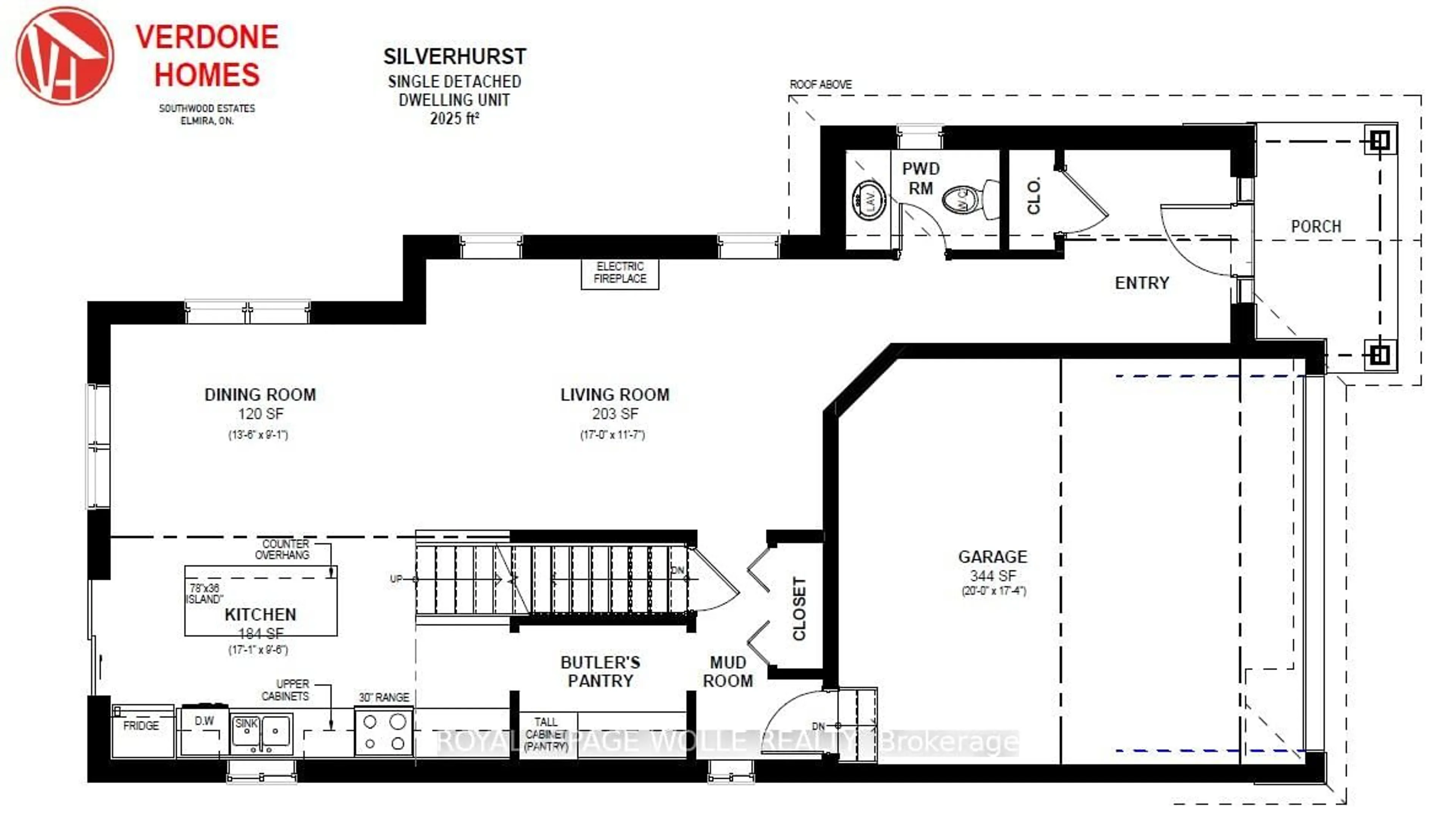 Floor plan for 99 South Parkwood Blvd, Woolwich Ontario N3B 0E6