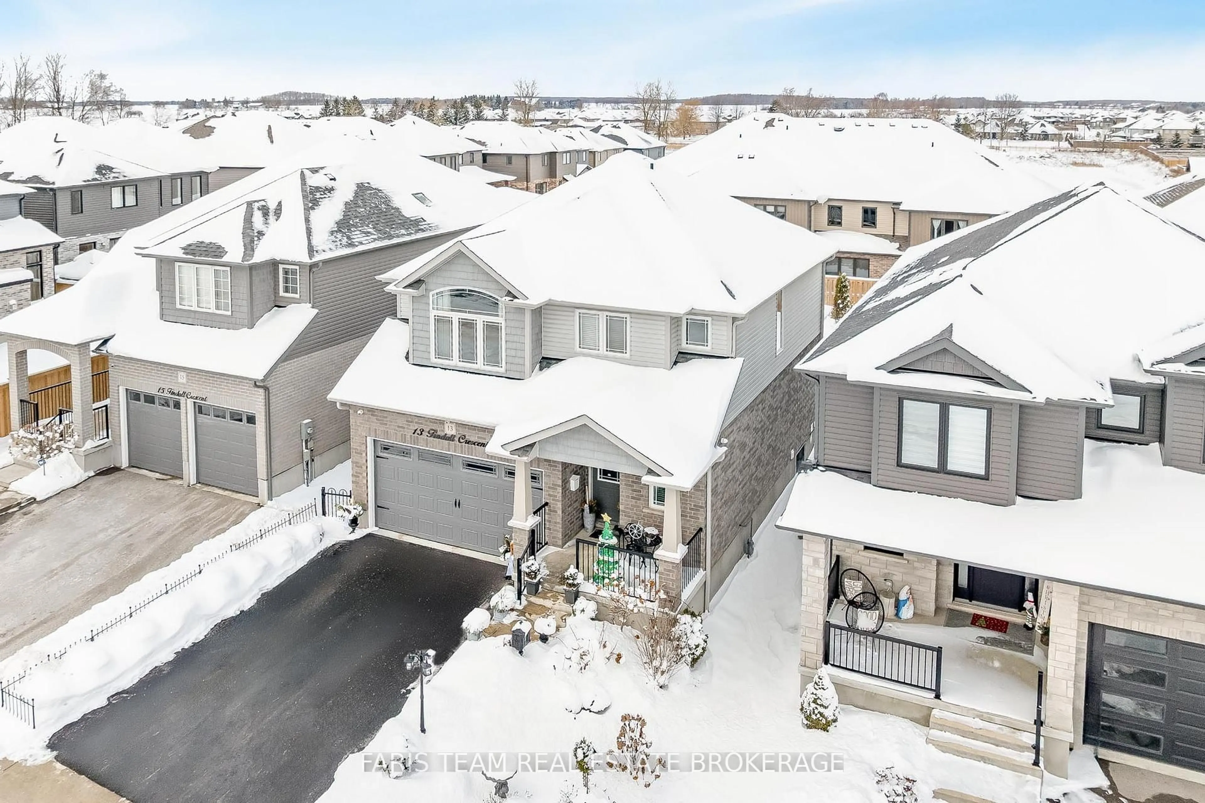 A pic from outside/outdoor area/front of a property/back of a property/a pic from drone, street for 13 Tindall Cres, East Luther Grand Valley Ontario L9W 7R9