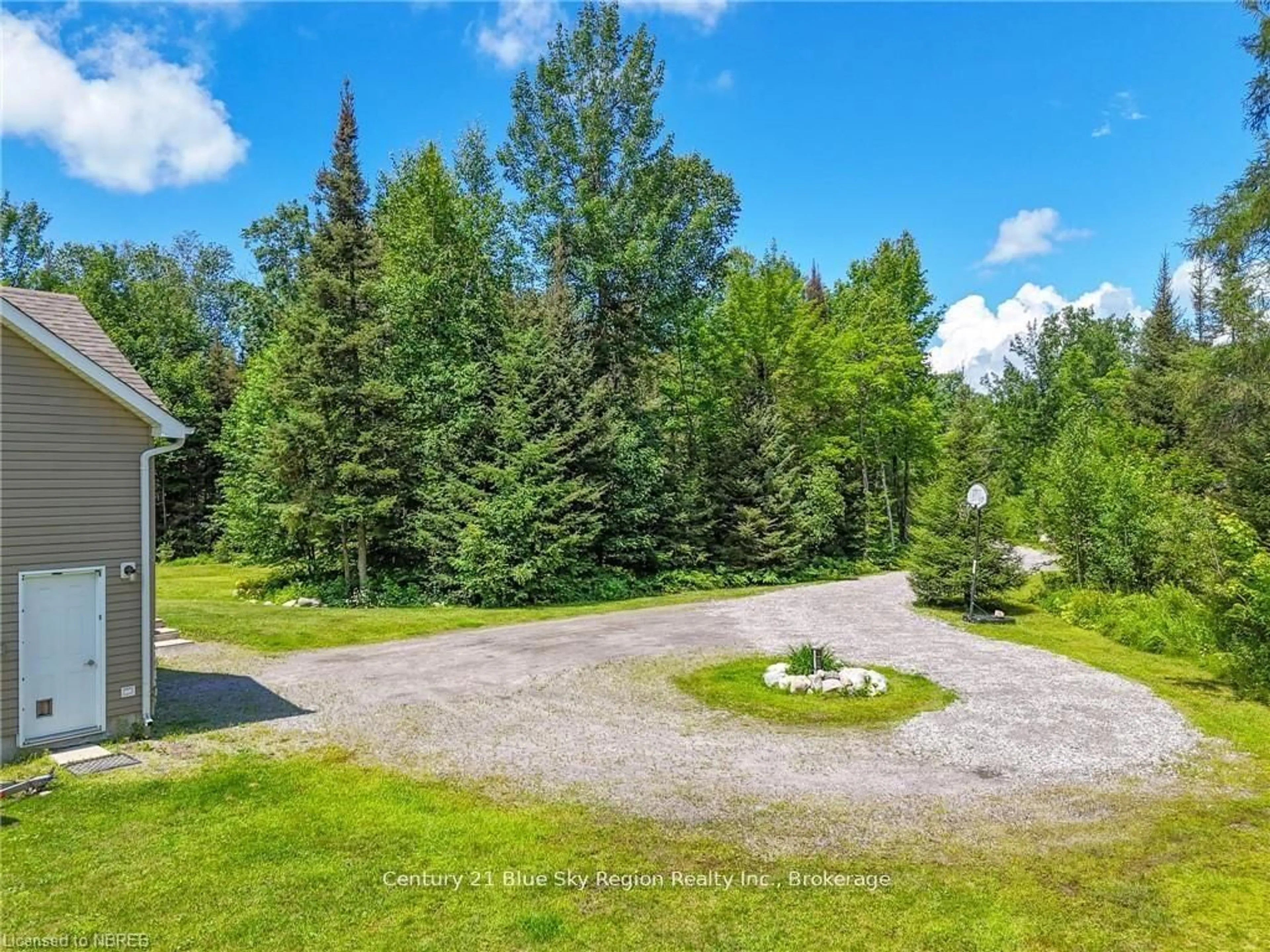 A pic from outside/outdoor area/front of a property/back of a property/a pic from drone, forest/trees view for 798 Macpherson Dr, East Ferris Ontario P0H 1K0