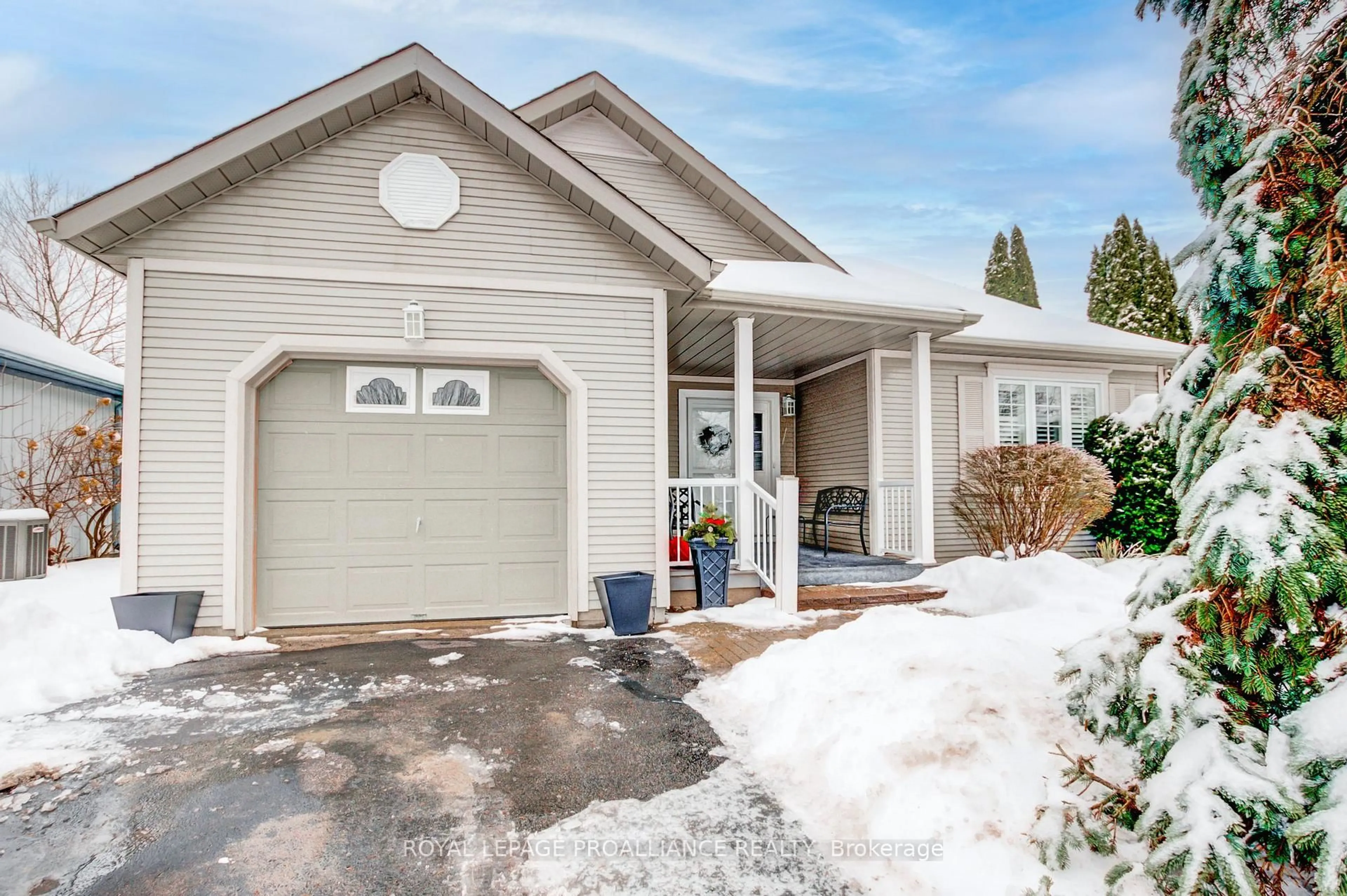 Home with vinyl exterior material, street for 25 Mills Rd, Brighton Ontario K0K 1H0