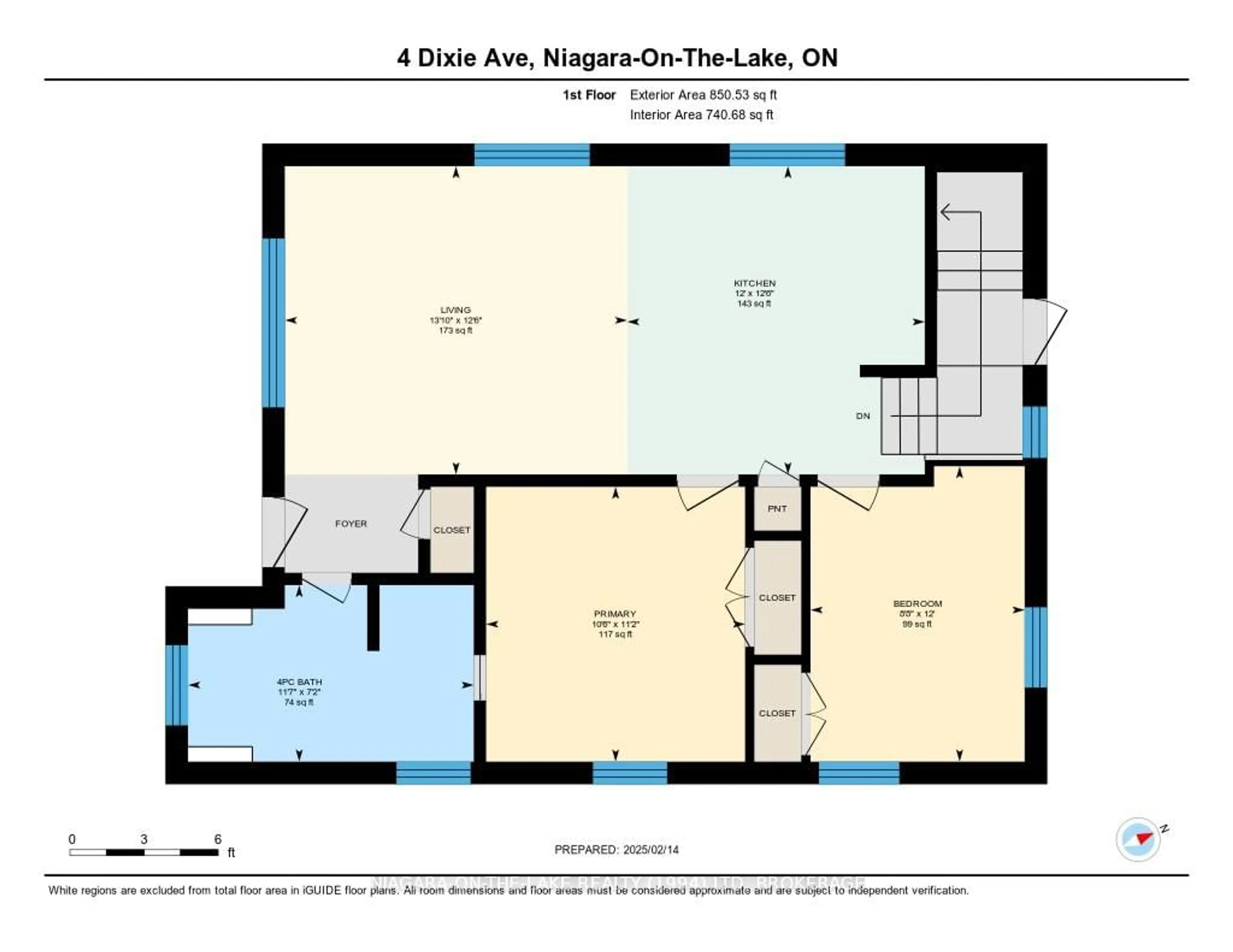 Floor plan for 4 Dixie Ave, Niagara-on-the-Lake Ontario L0S 1J0