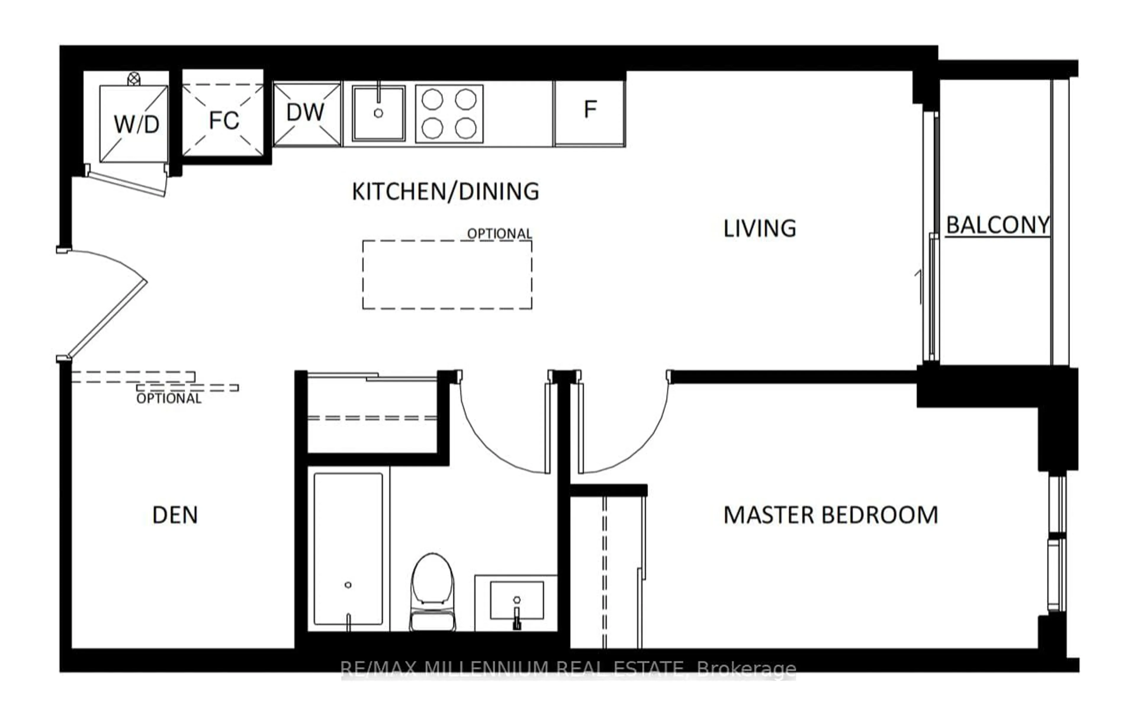 Floor plan for 1 Jarvis St #329, Hamilton Ontario L8R 3J2