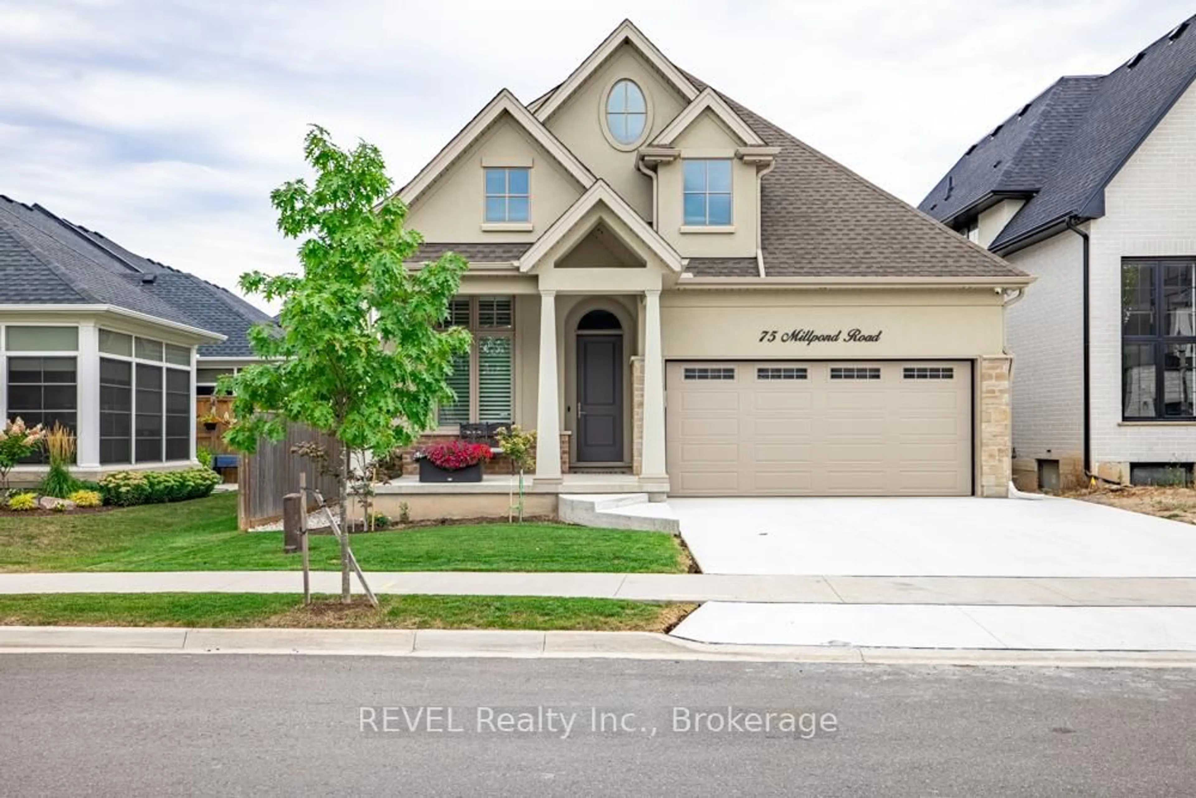 Home with brick exterior material, street for 75 Millpond Rd, Niagara-on-the-Lake Ontario L0S 1J0