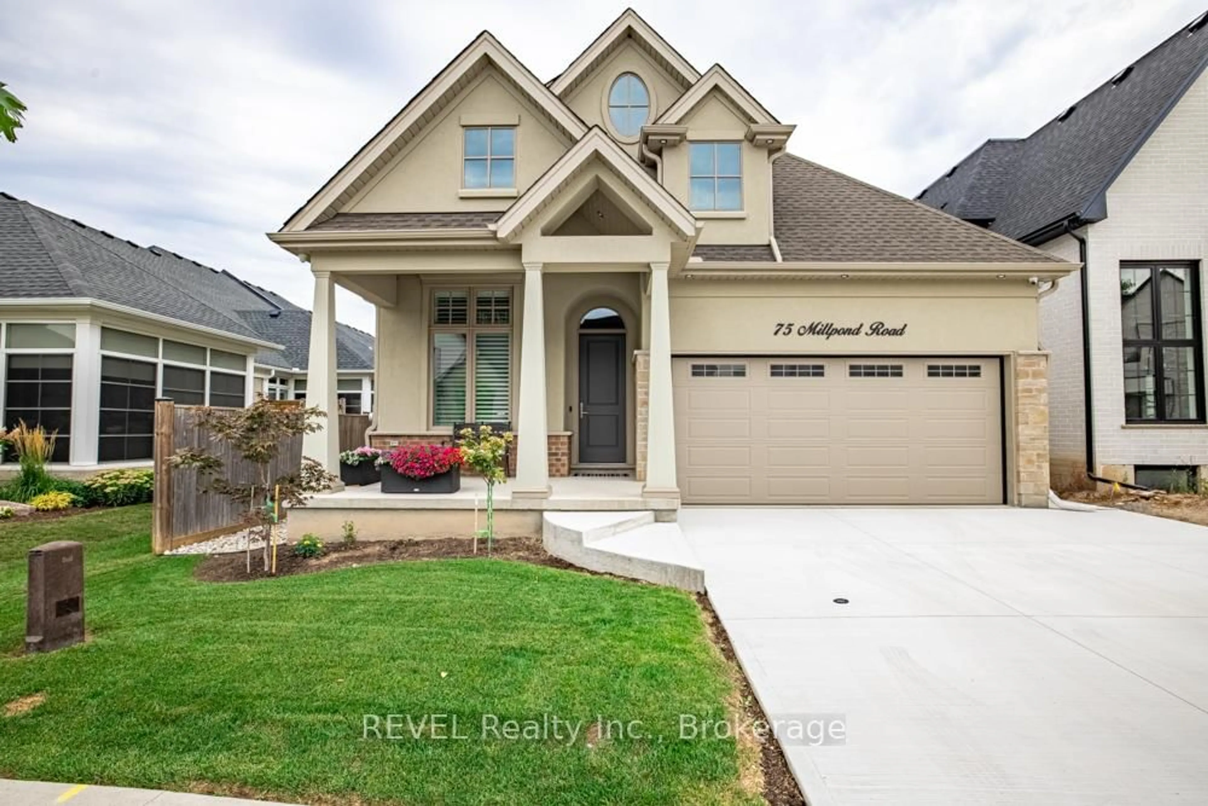 Home with brick exterior material, street for 75 Millpond Rd, Niagara-on-the-Lake Ontario L0S 1J0