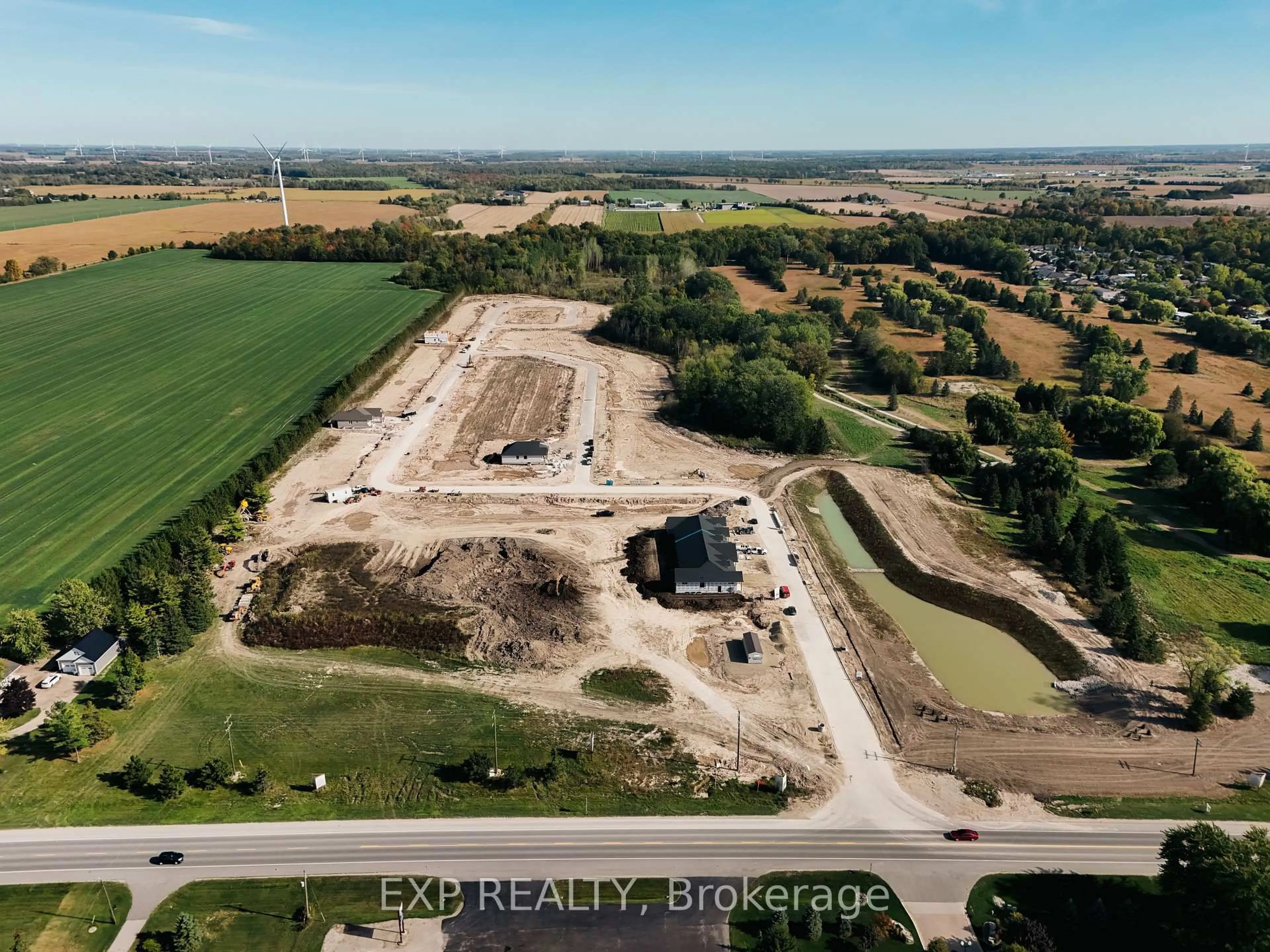 A pic from outside/outdoor area/front of a property/back of a property/a pic from drone, building for 96 Dearing St, South Huron Ontario N0M 1T0