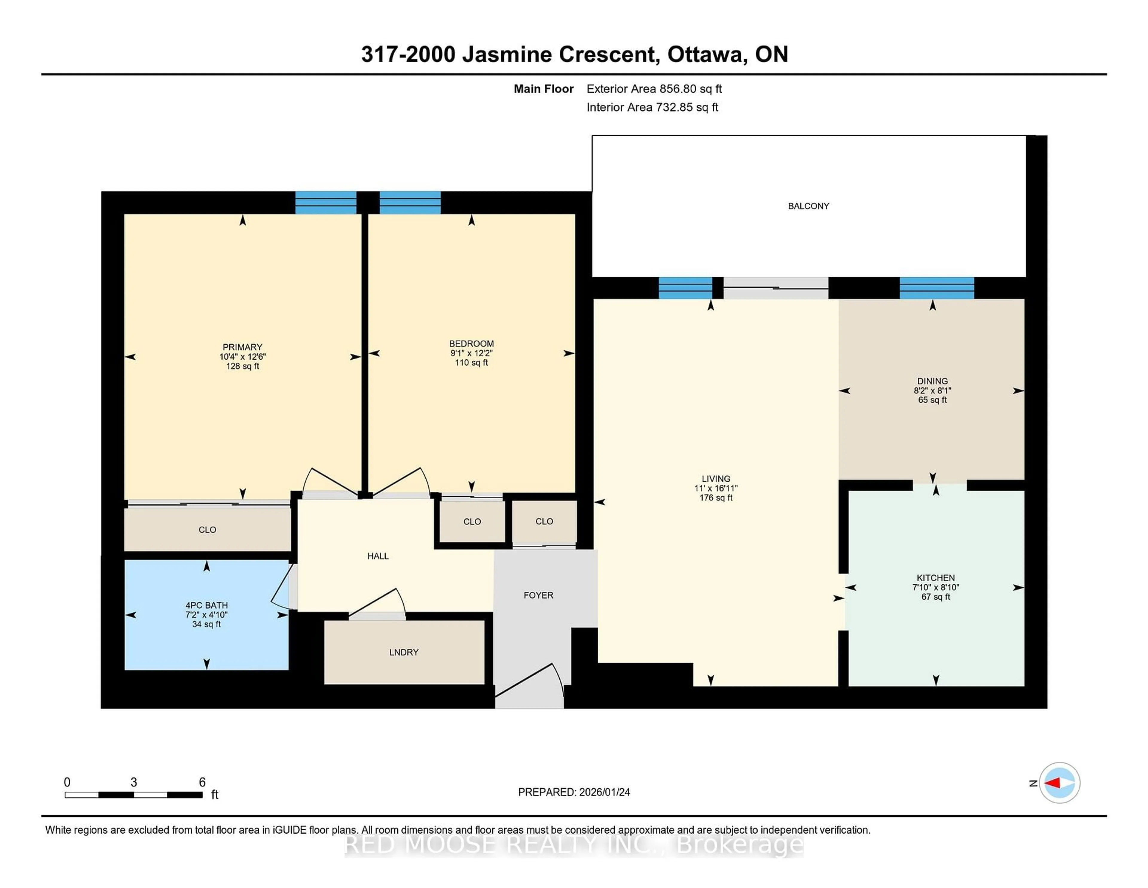 Floor plan for 2000 Jasmine Cres #317, Ottawa Ontario K1J 8K4