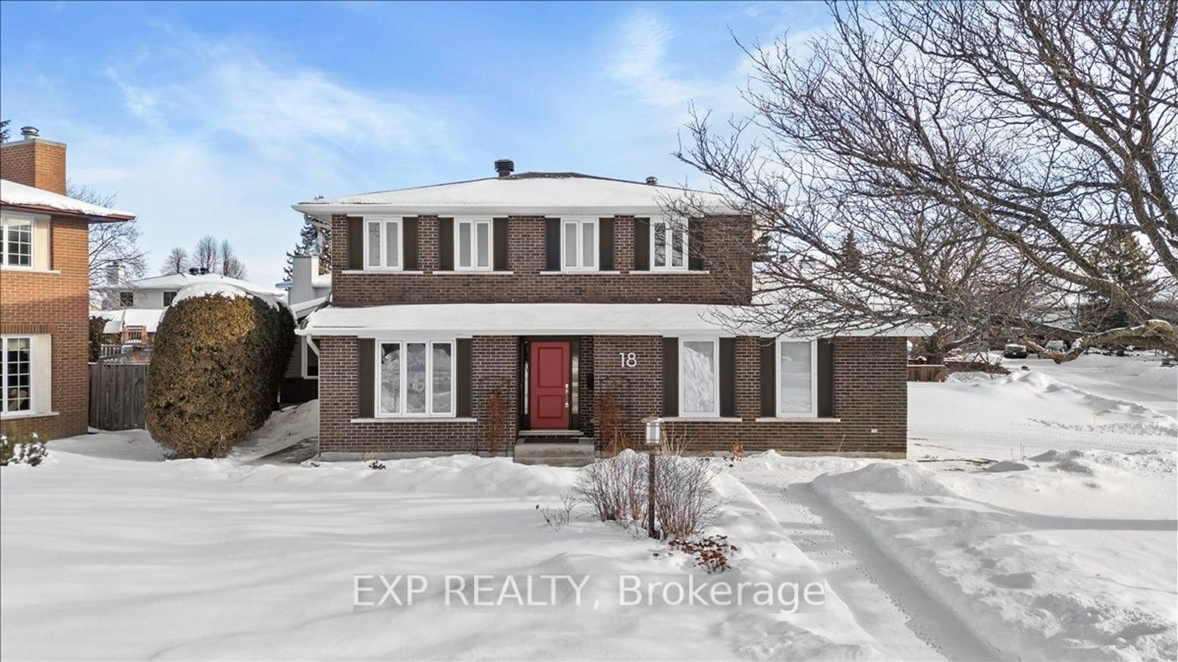 Home with brick exterior material, street for 18 Ivylea St, Ottawa Ontario K2G 4X5