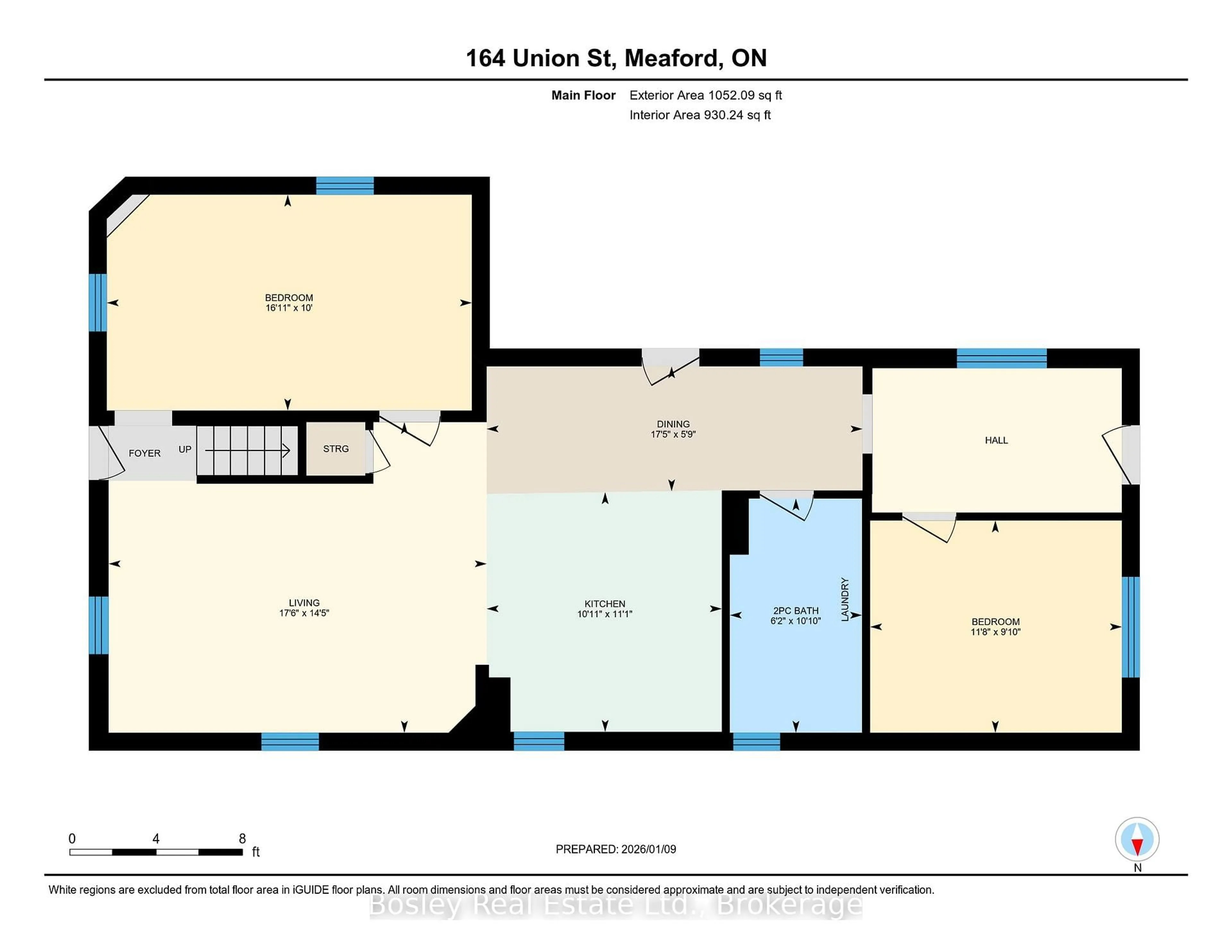 Floor plan for 164 Union St, Meaford Ontario N4L 1E7