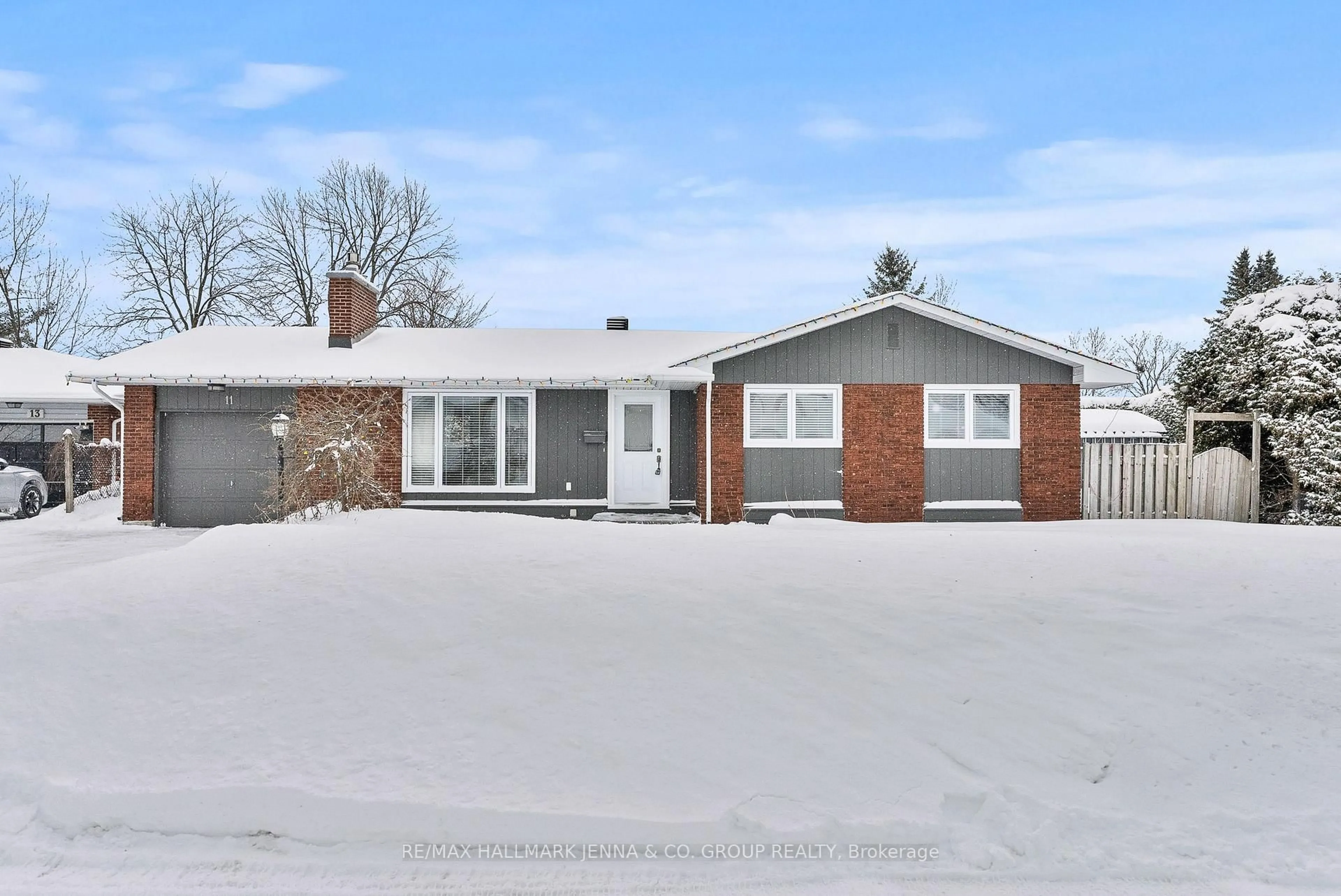 Home with brick exterior material, street for 11 Tripp Cres, Barrhaven Ontario K2J 1C5