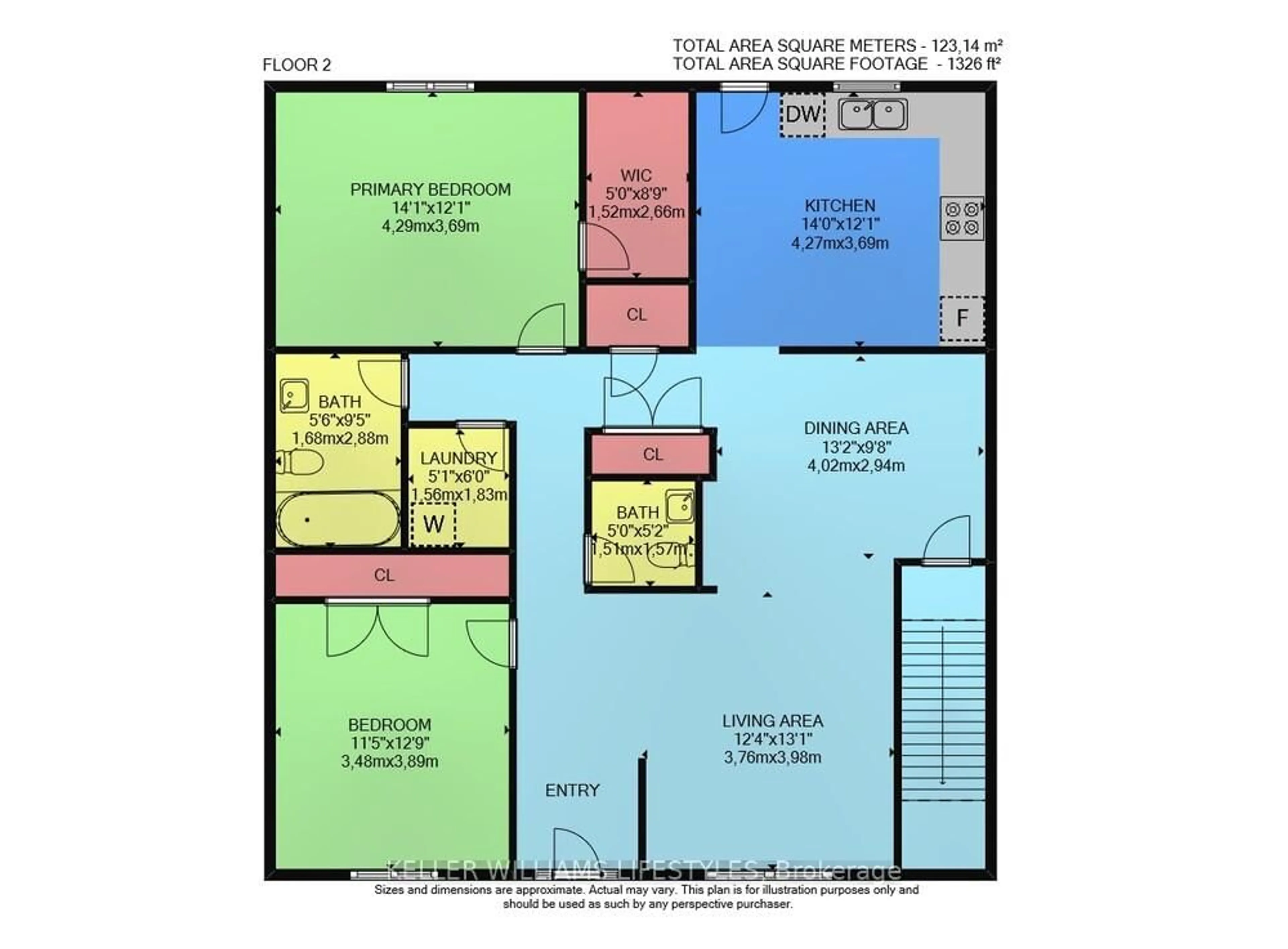 Floor plan for 3320 Meadowgate Blvd #232, London South Ontario N6M 0A7