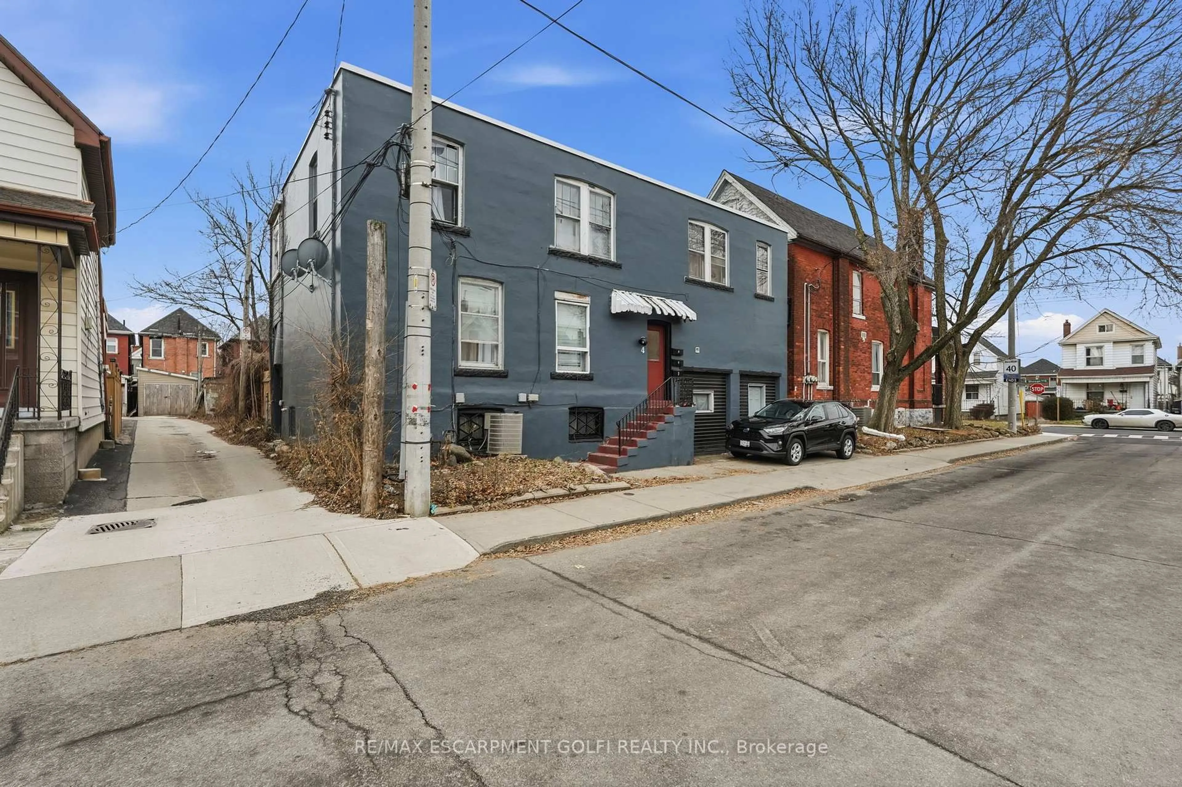 Home with brick exterior material, street for 4 Rosemont Ave, Hamilton Ontario L8L 6M4