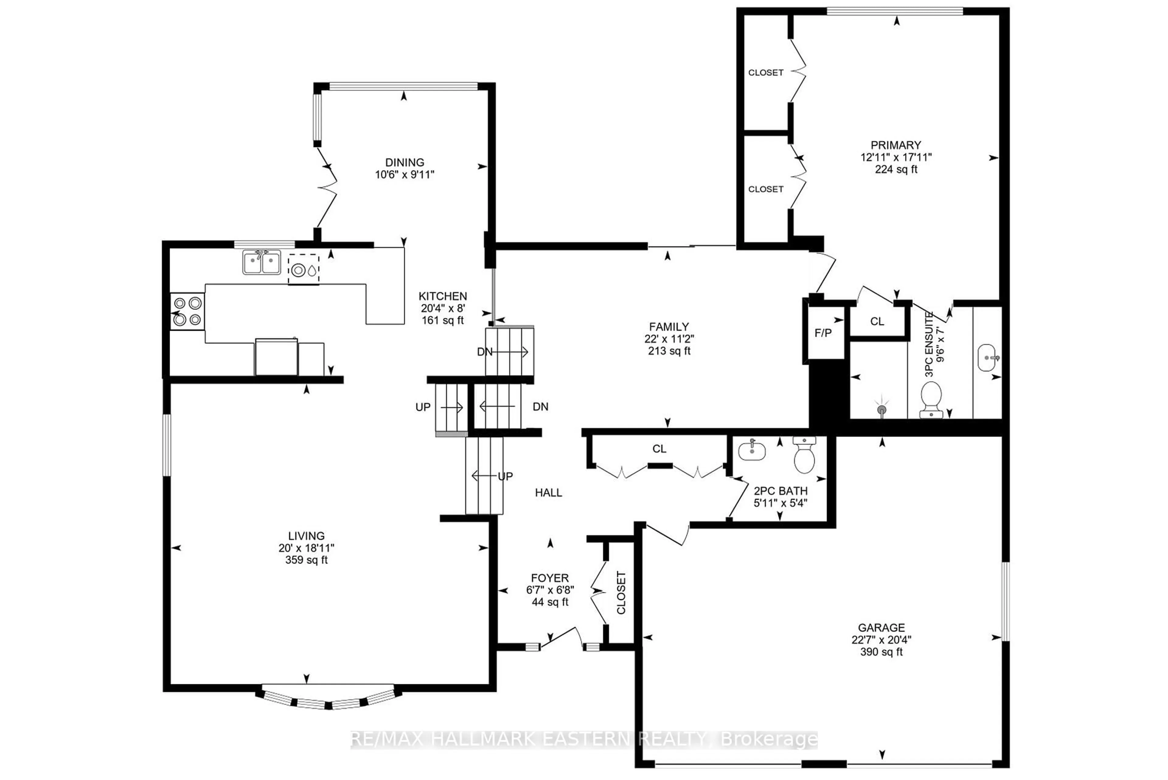 Floor plan for 1601 Rocklands Rd, Peterborough Ontario K9J 6R8