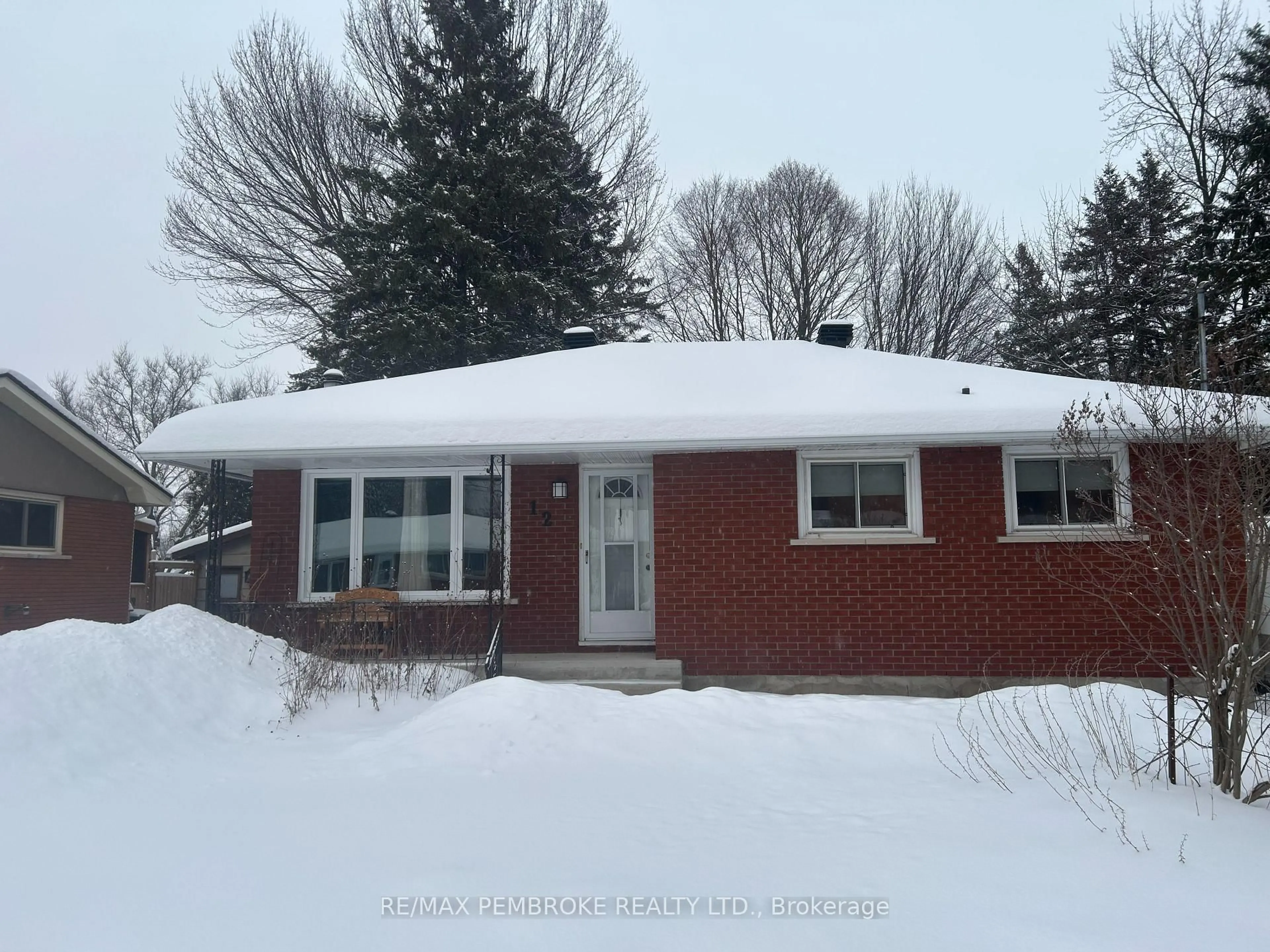 Home with brick exterior material, street for 12 Mary St, Petawawa Ontario K8H 1R5