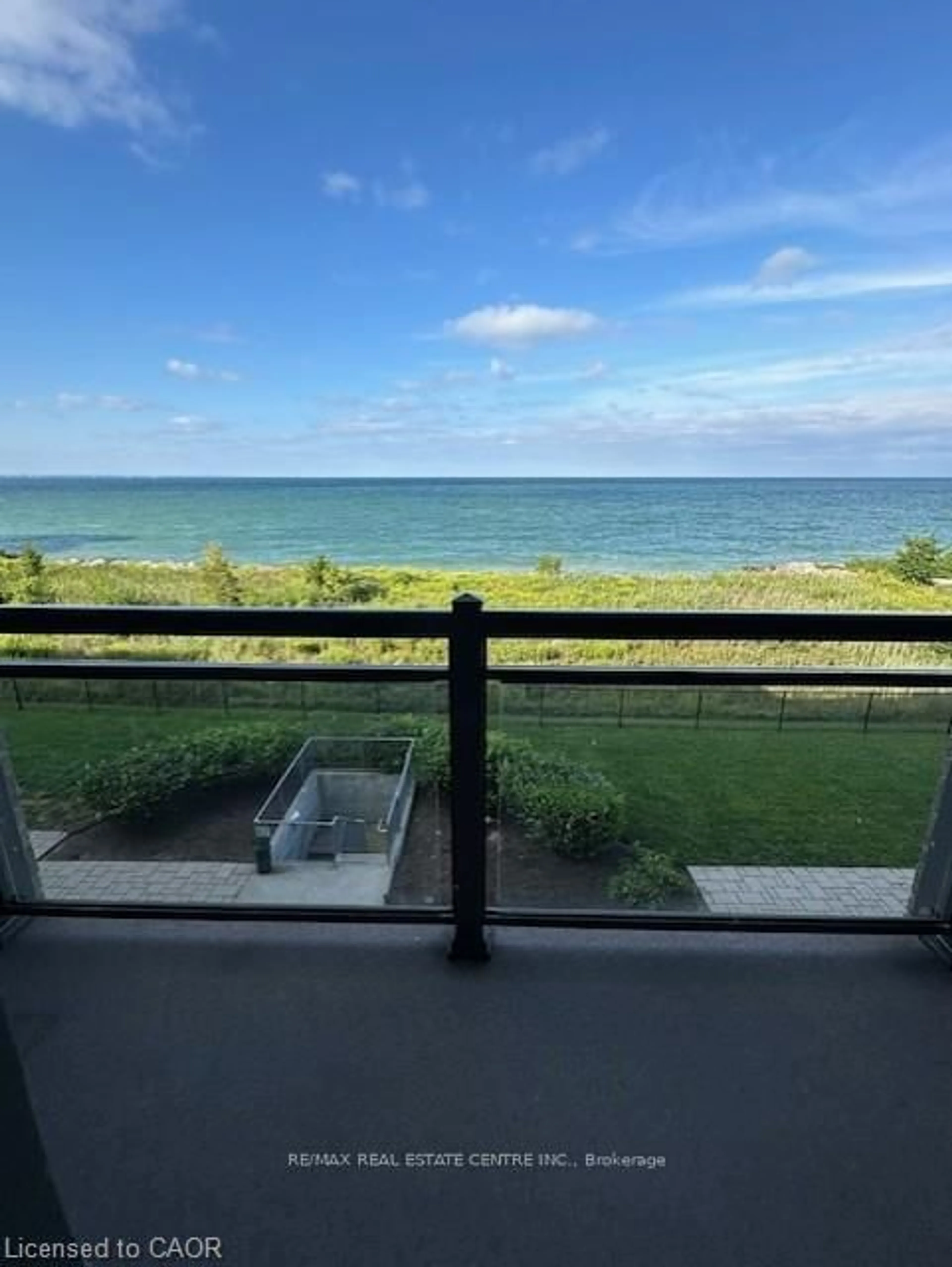 Balcony in the apartment, water/lake/river/ocean view for 35 Southshore Cres #303, Hamilton Ontario L8E 0J2