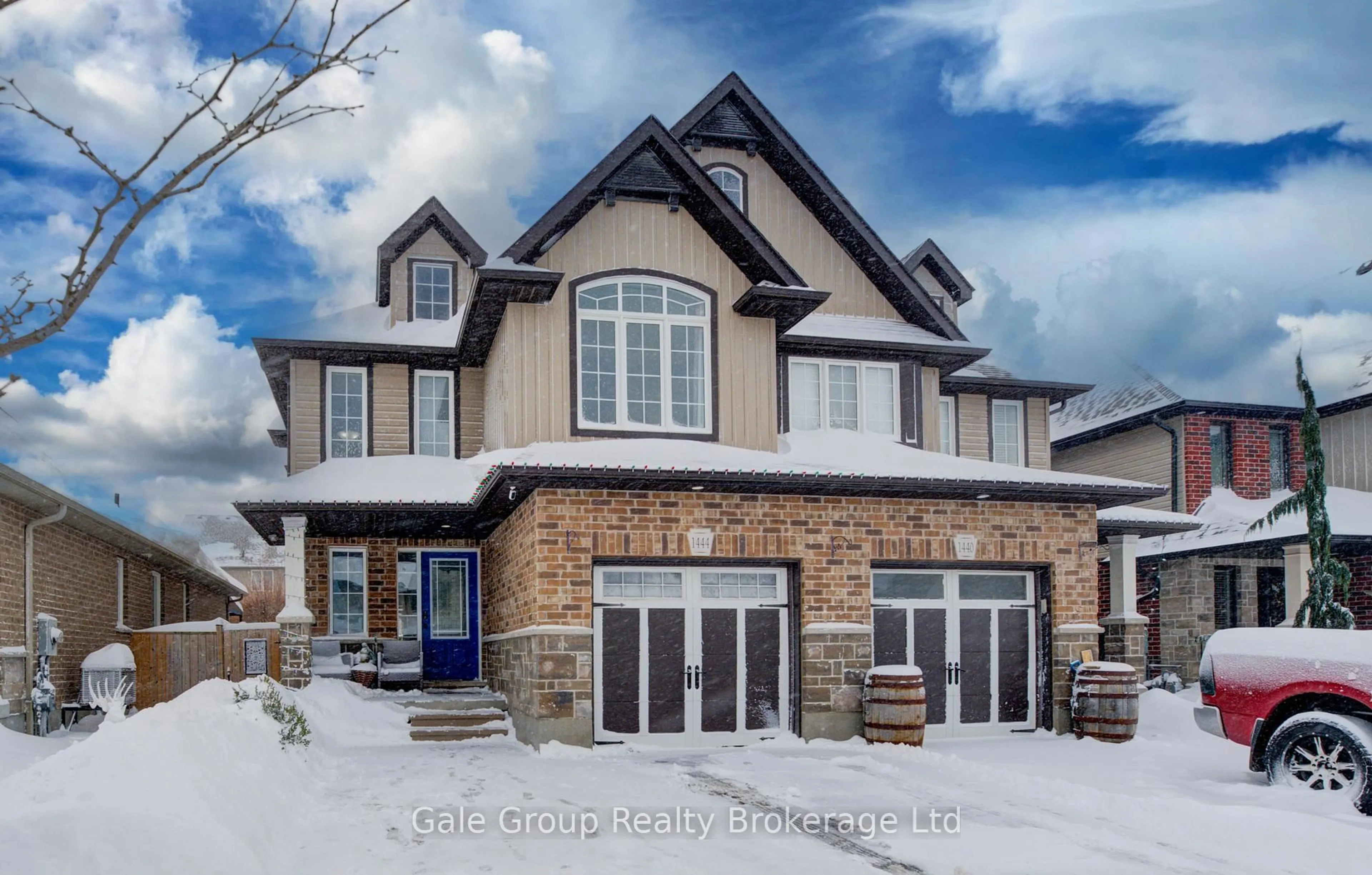 Home with brick exterior material, street for 1444 DUNKIRK Ave, Woodstock Ontario N4T 0J6