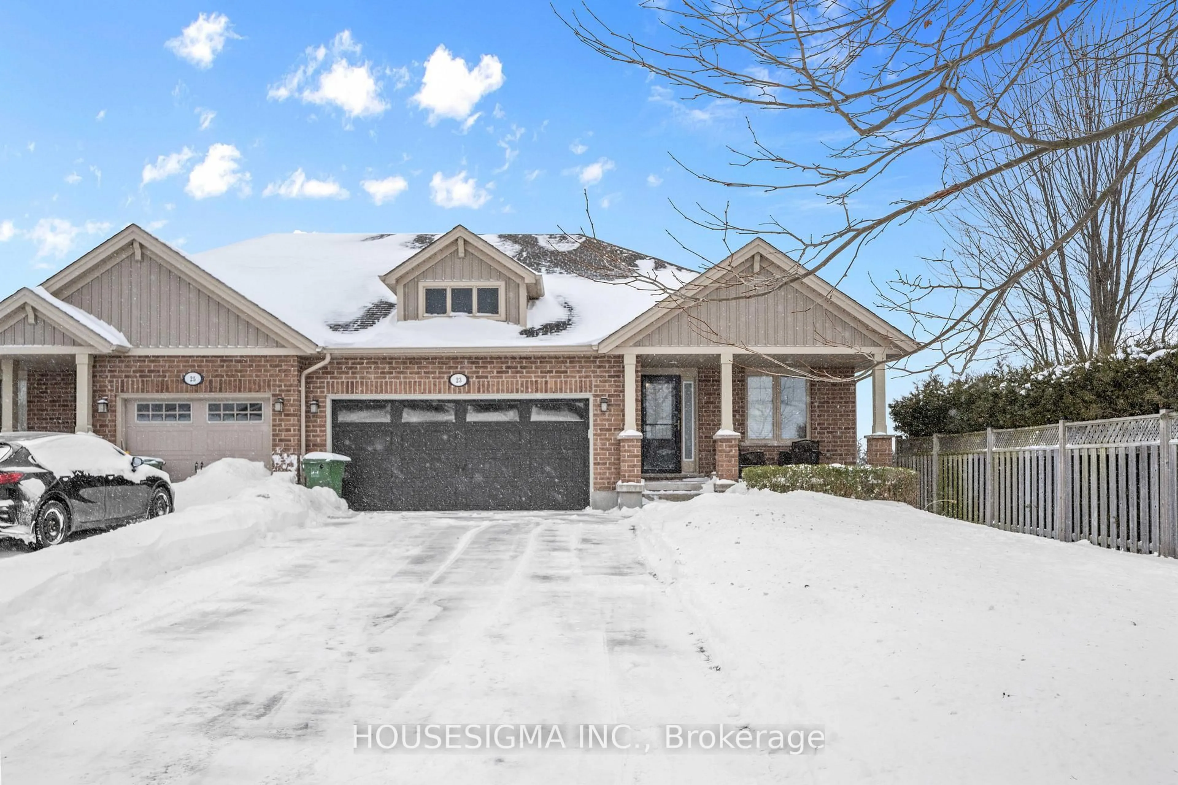 Home with brick exterior material, street for 23 Hampstead Crt, St. Thomas Ontario N5R 0E3