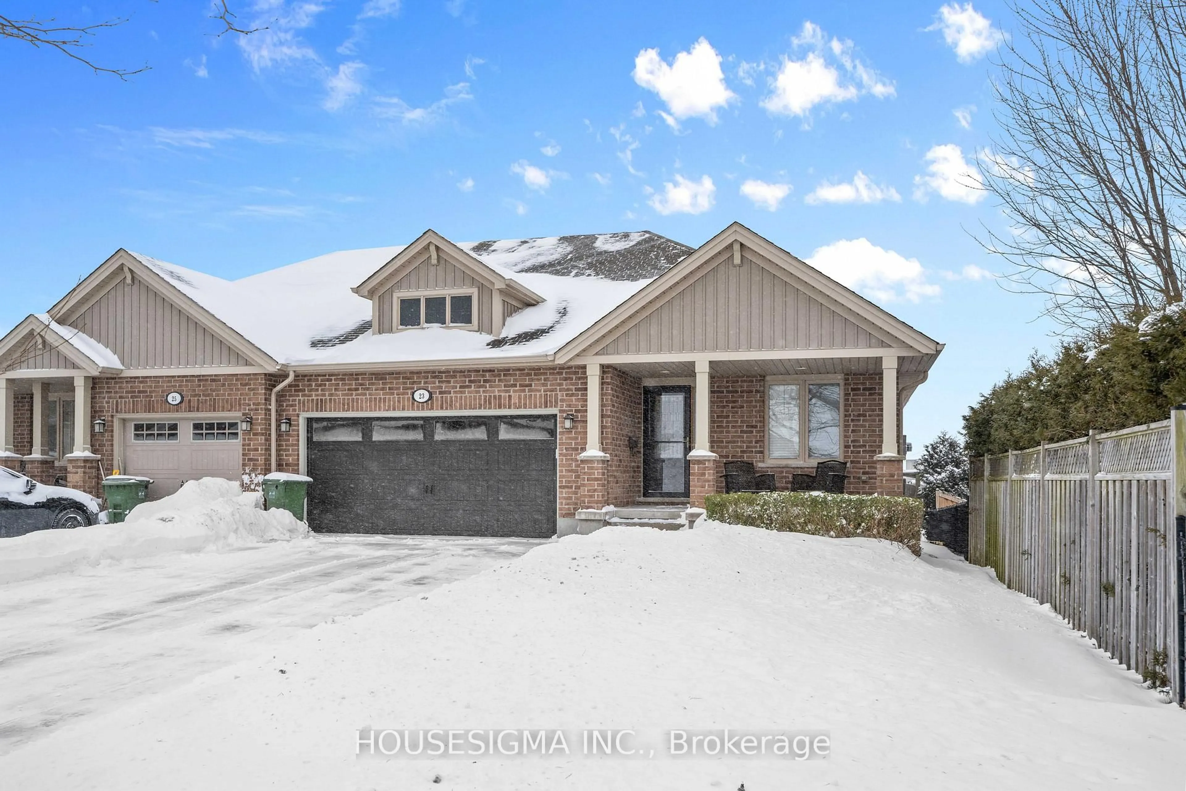 Home with brick exterior material, street for 23 Hampstead Crt, St. Thomas Ontario N5R 0E3
