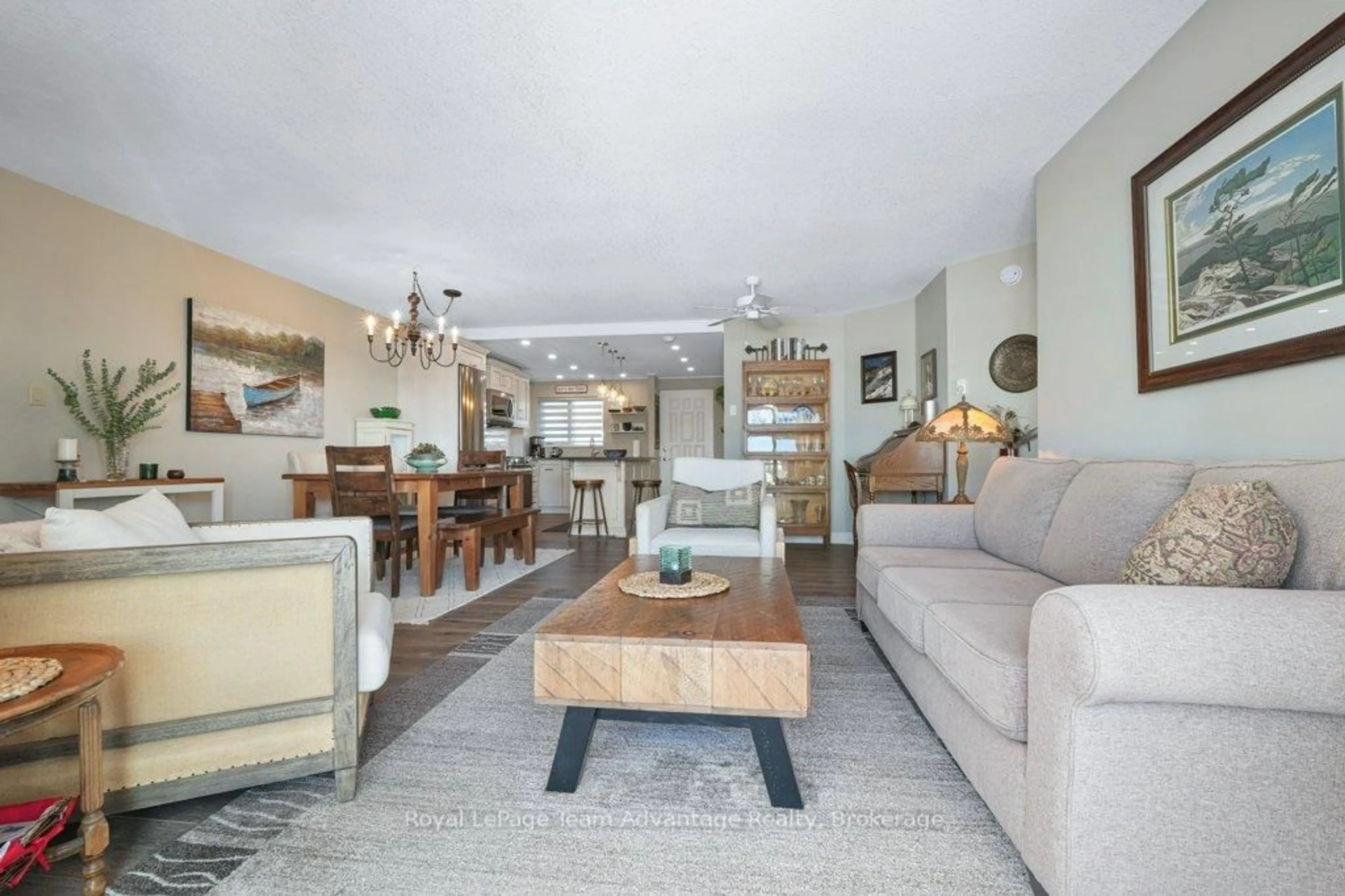 Living room with furniture, unknown for 20 Ryder Dr #2E, McDougall Ontario P2A 2W9