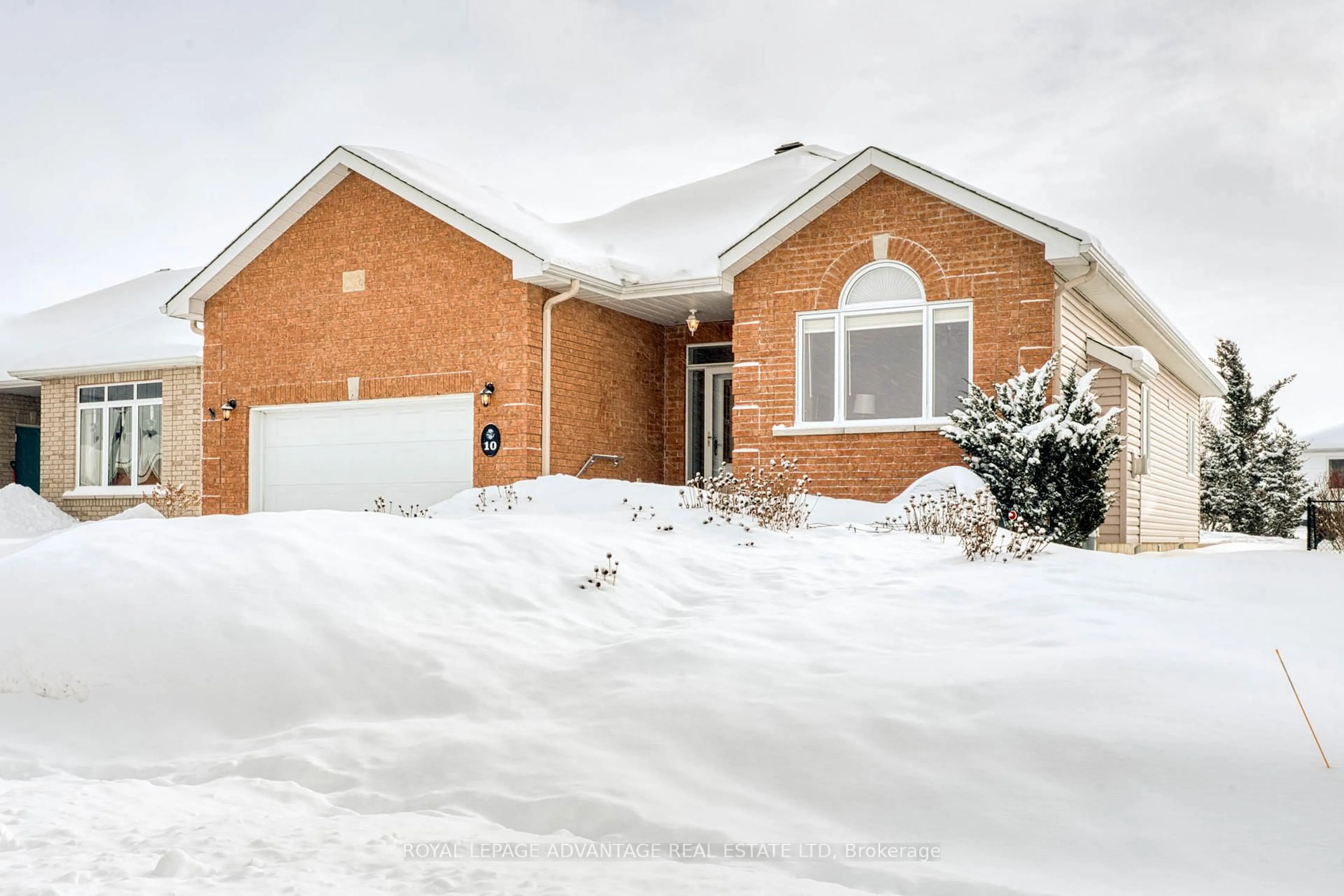 Home with brick exterior material, street for 10 Antonio Way, Perth Ontario K7H 3R5