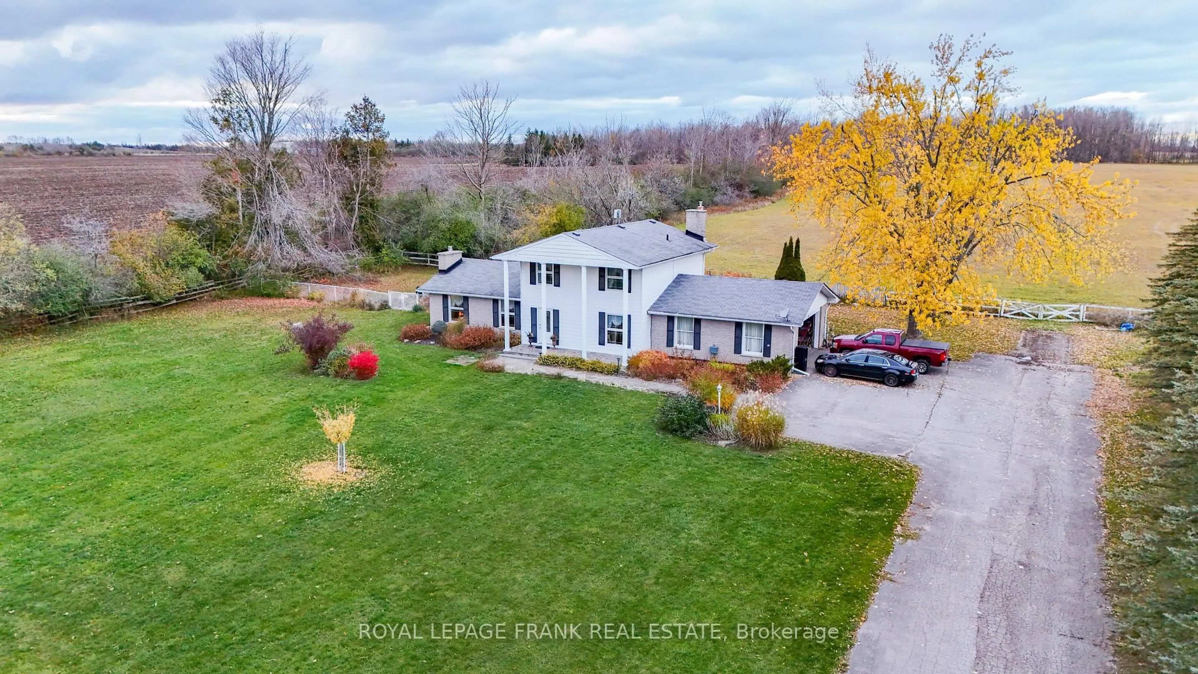 A pic from outside/outdoor area/front of a property/back of a property/a pic from drone, water/lake/river/ocean view for 350 Cambray Rd, Kawartha Lakes Ontario K9V 4R1