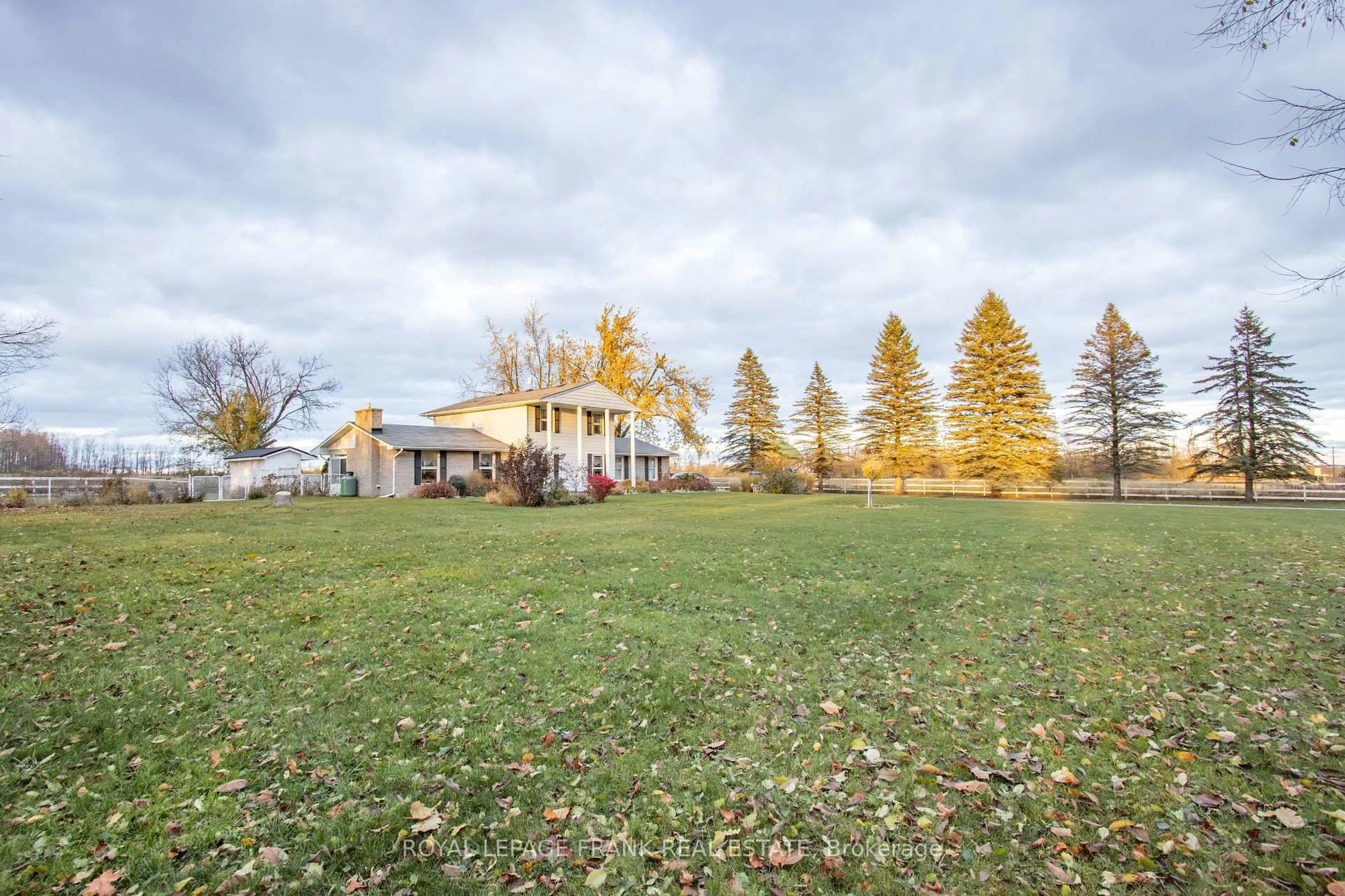 A pic from outside/outdoor area/front of a property/back of a property/a pic from drone, unknown for 350 Cambray Rd, Kawartha Lakes Ontario K9V 4R1