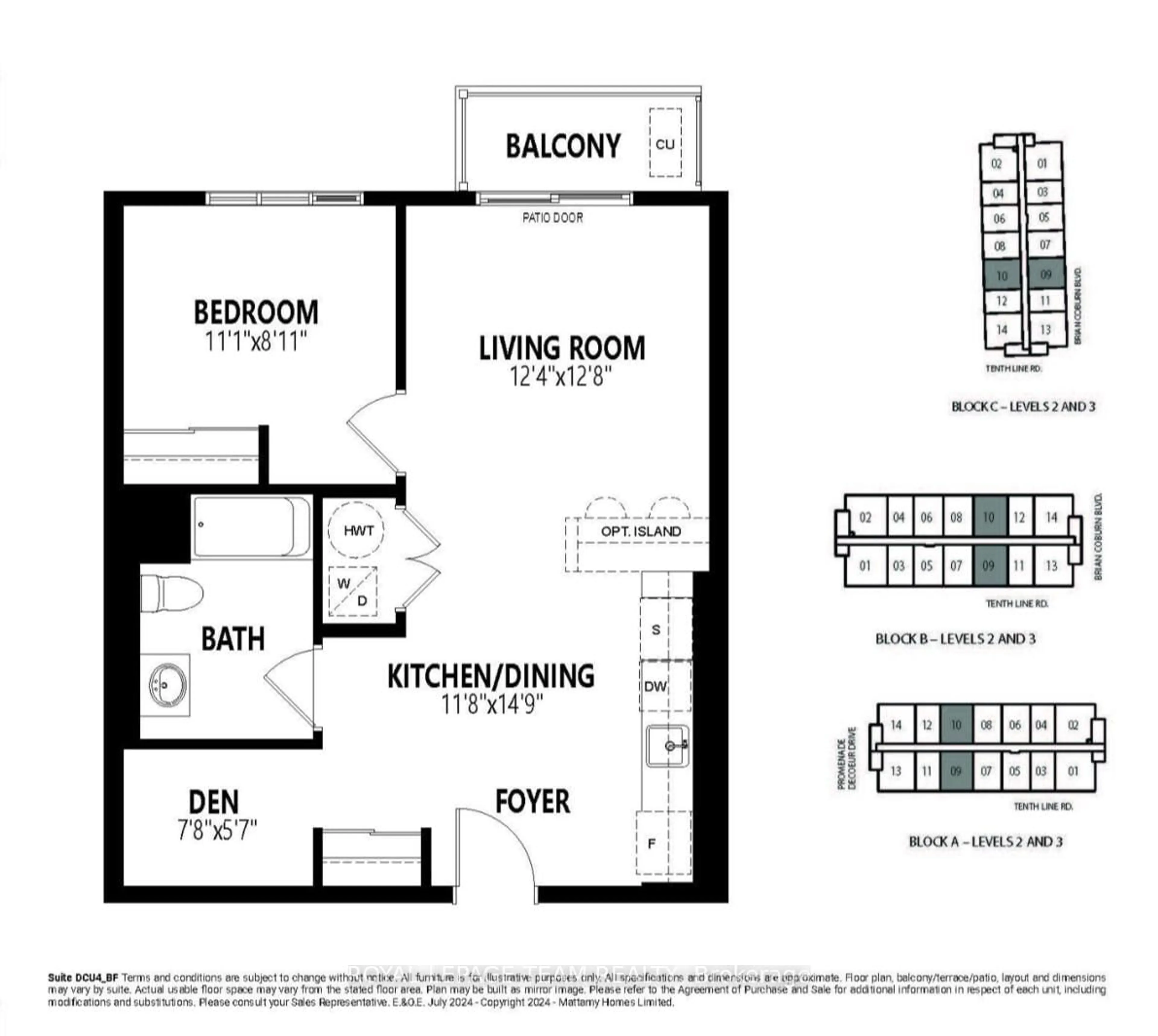Floor plan for 2376 Tenth Line Rd #210, Orleans Ontario K4A 5T9