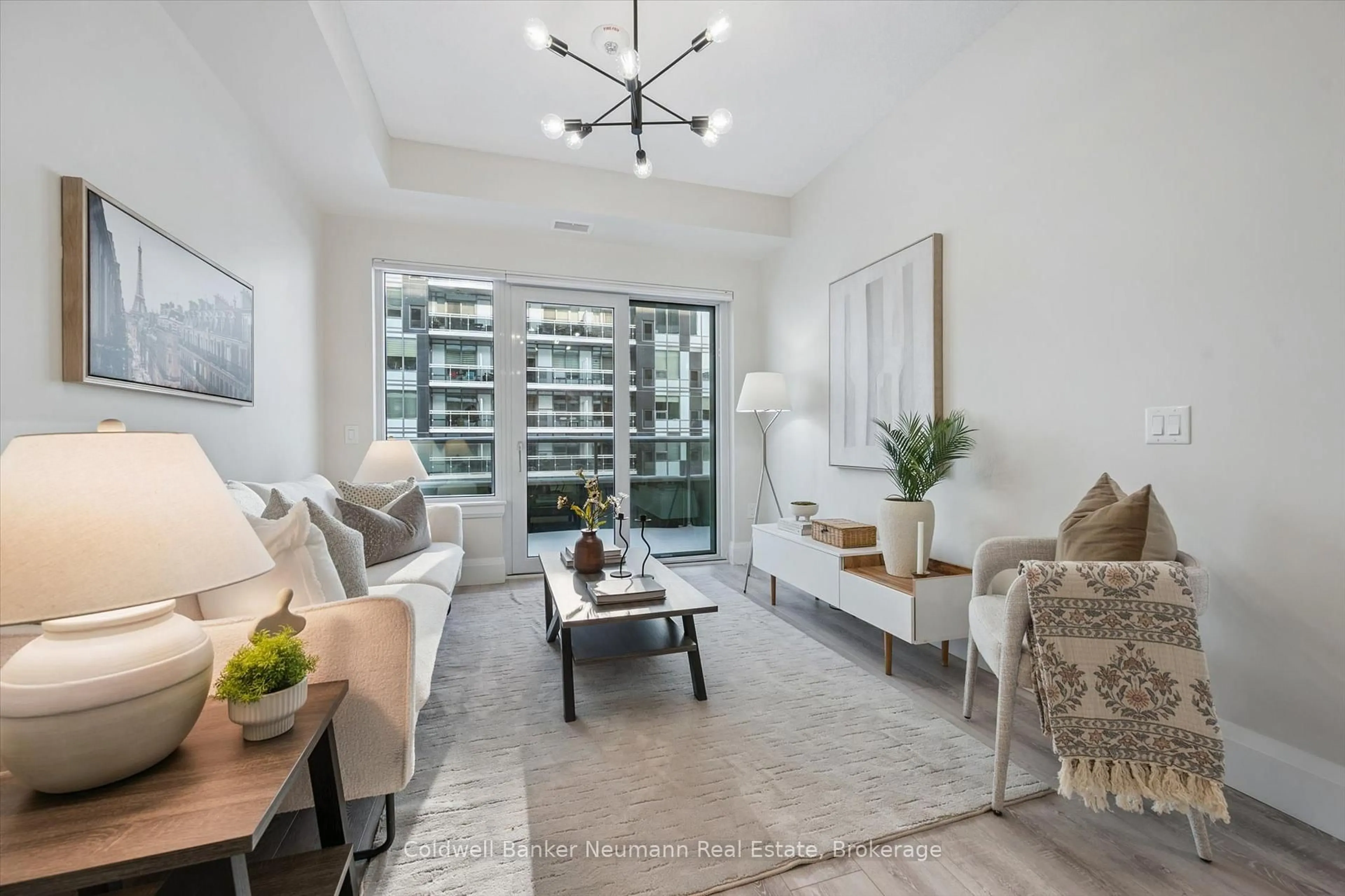 Living room with furniture, unknown for 73 Arthur St #514, Guelph Ontario N1E 0S6