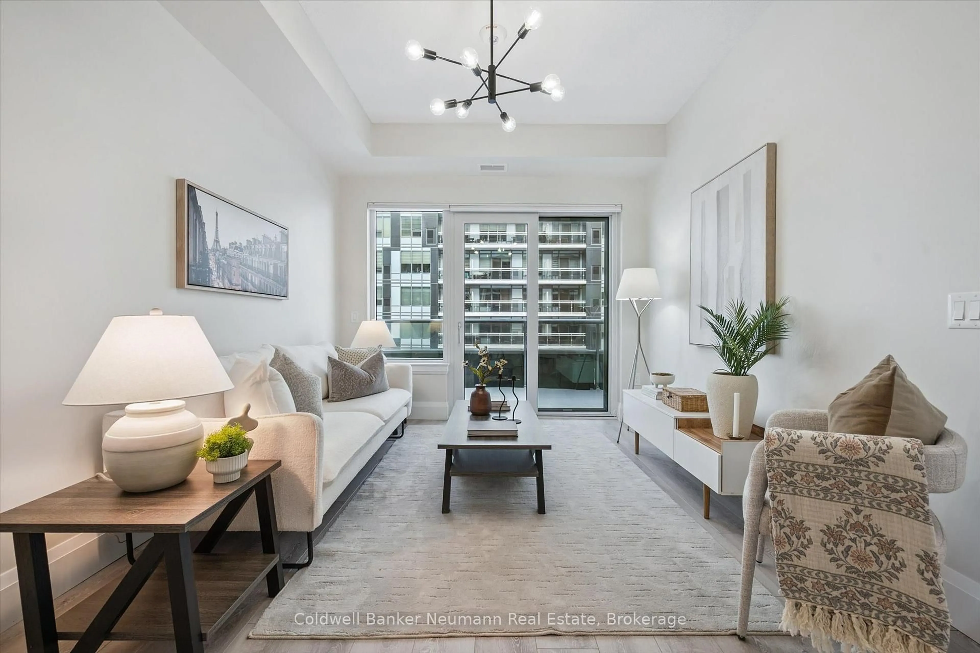 Living room with furniture, unknown for 73 Arthur St #514, Guelph Ontario N1E 0S6