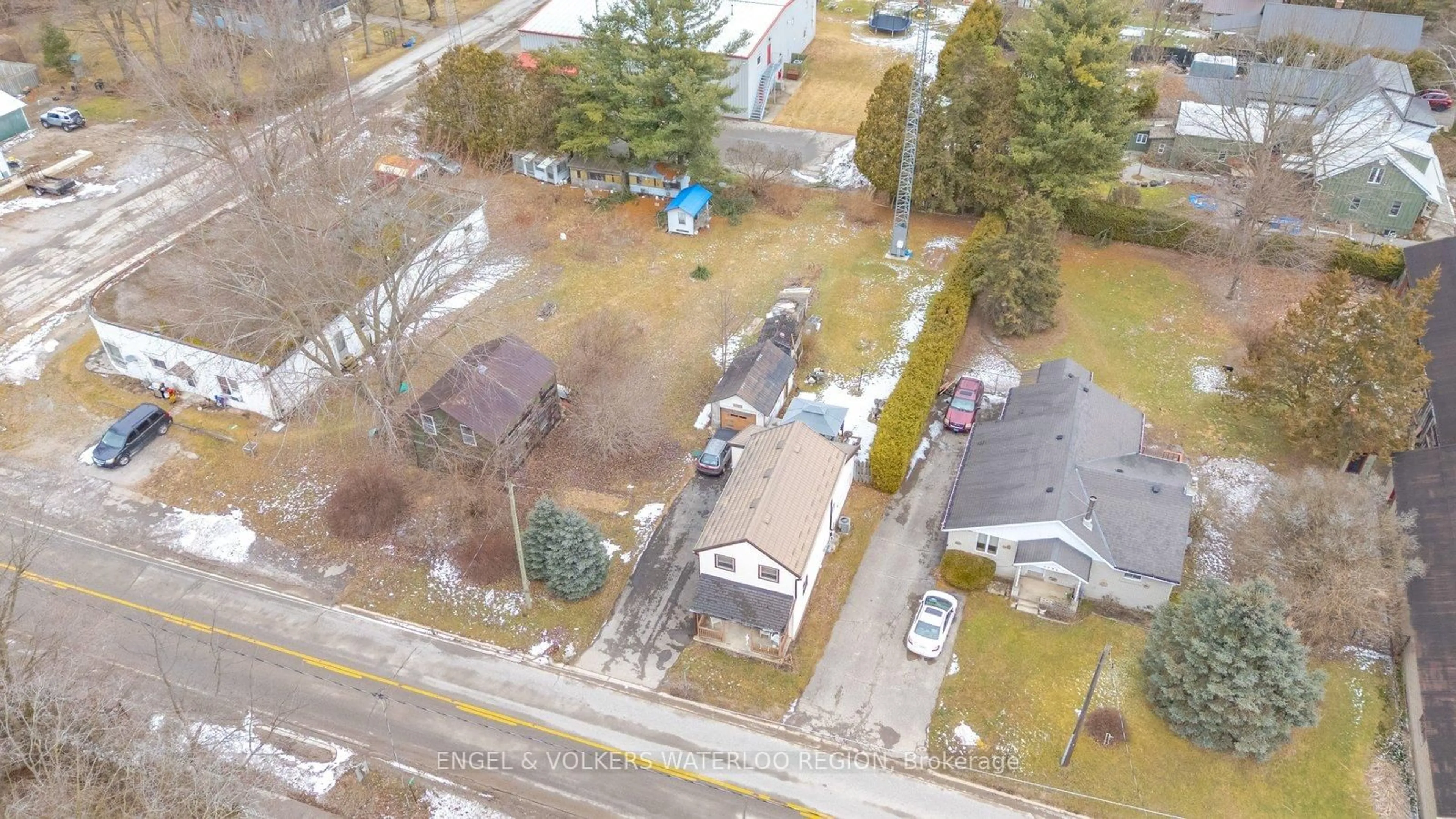 A pic from outside/outdoor area/front of a property/back of a property/a pic from drone, street for 3796 Teeterville Rd, Norfolk Ontario N0E 1S0