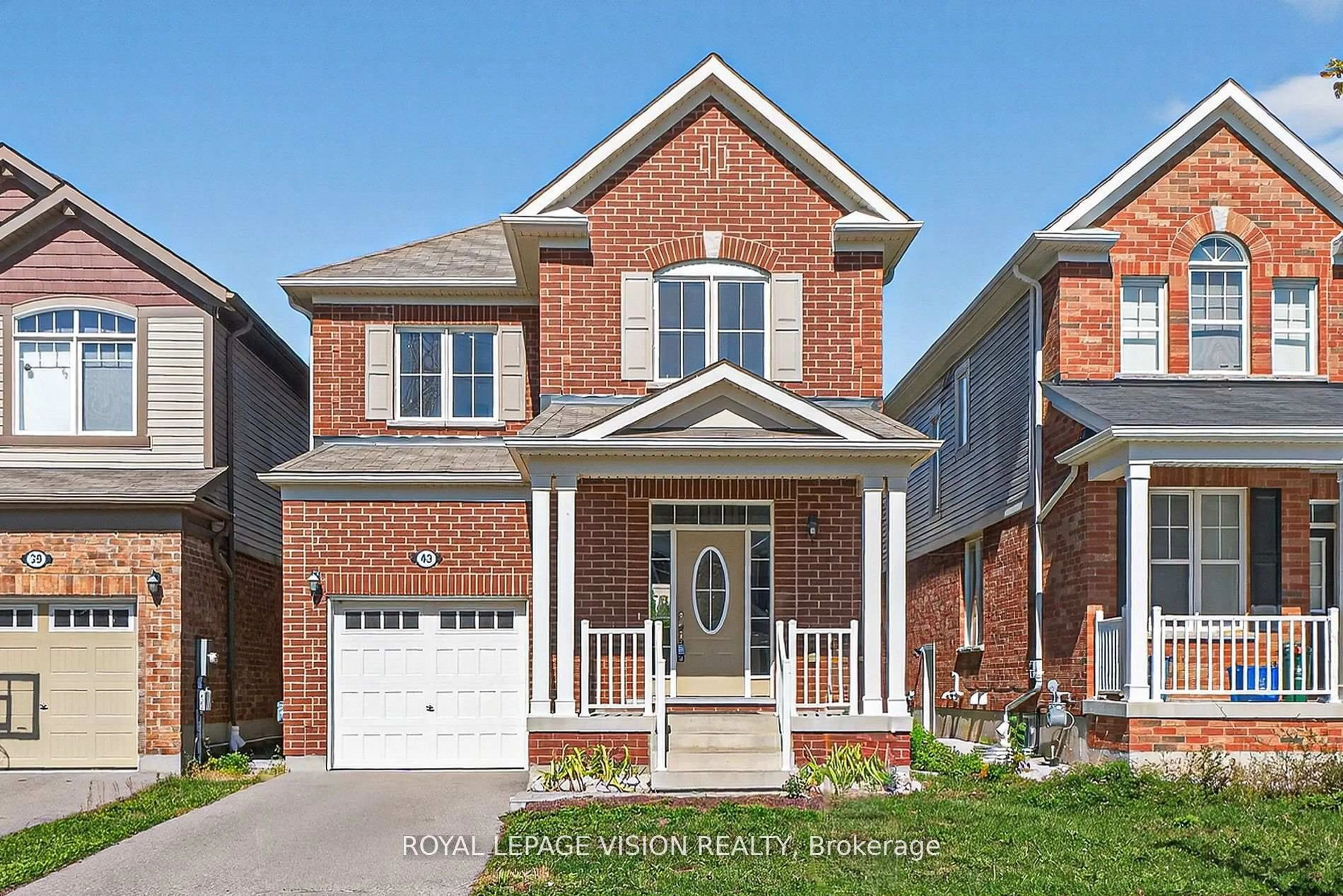 Home with brick exterior material, street for 43 Watermill St, Kitchener Ontario N2P 2X6