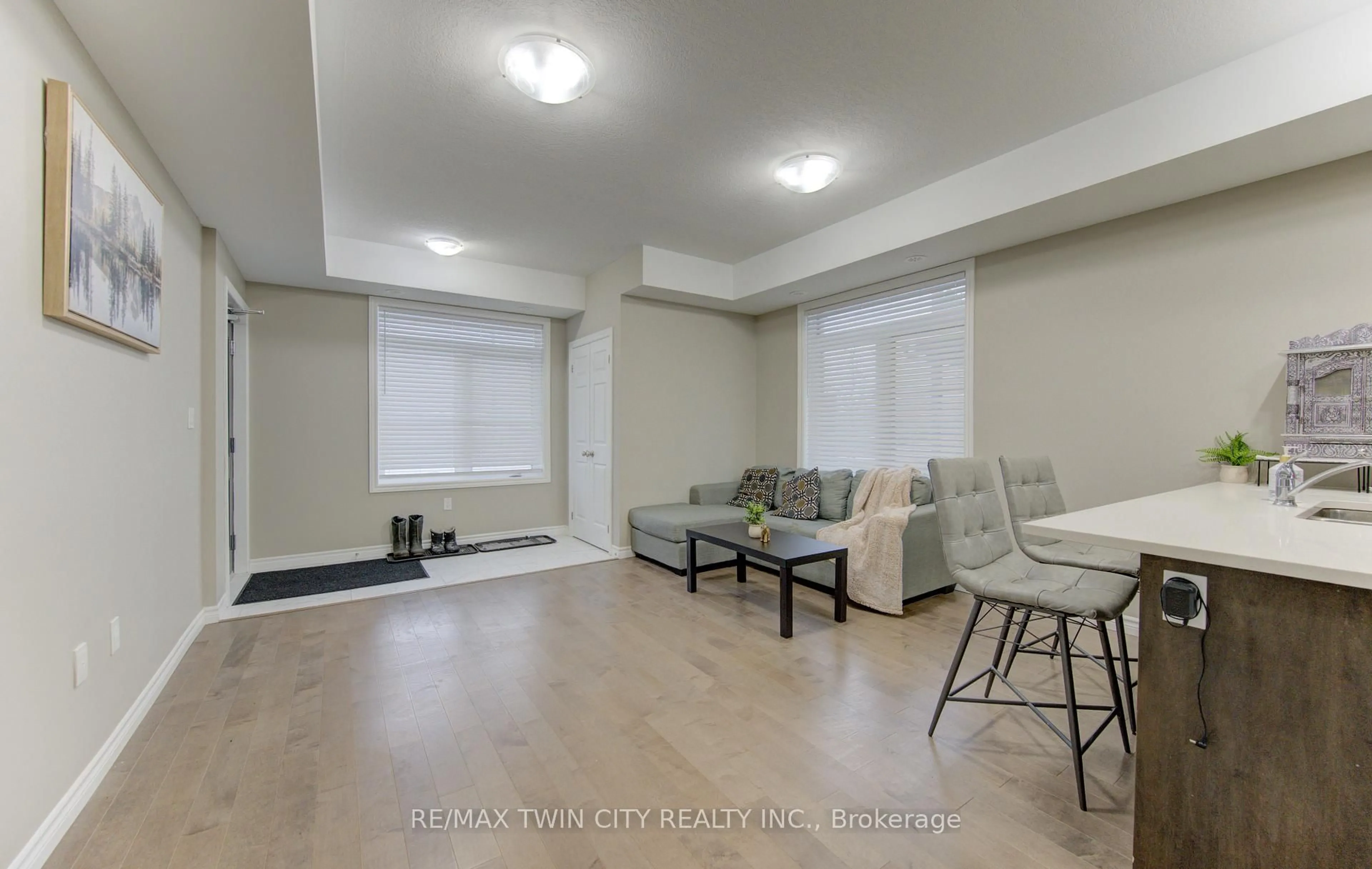 Living room with furniture, unknown for 146 Wheat Lane, Kitchener Ontario N2R 0R6