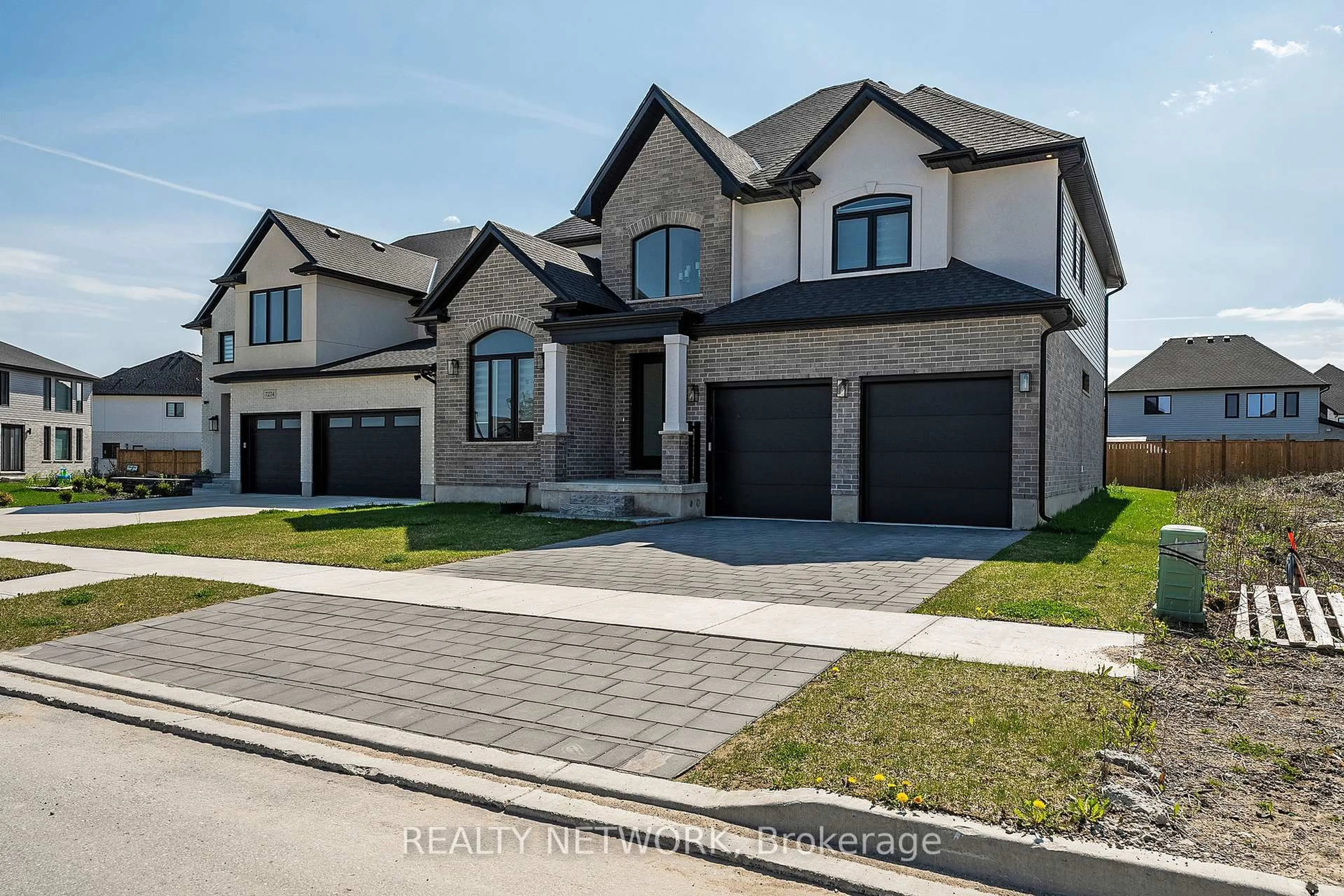 Home with brick exterior material, street for 7266 Silver Creek Circ, London South Ontario N6P 0G9