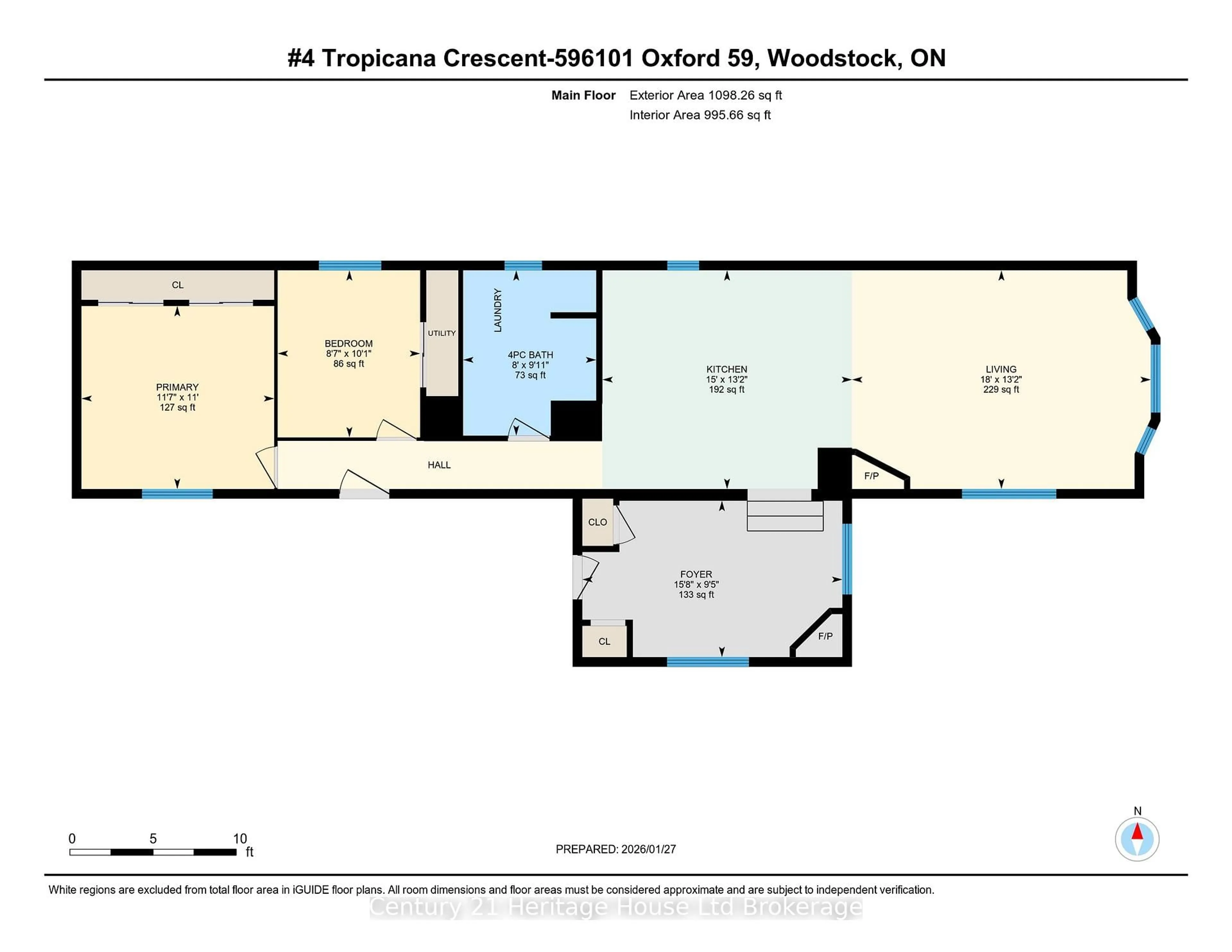 Floor plan for 596101 Highway 59 #4 Tropicana Cres, East Zorra-Tavistock Ontario N4S 7W1
