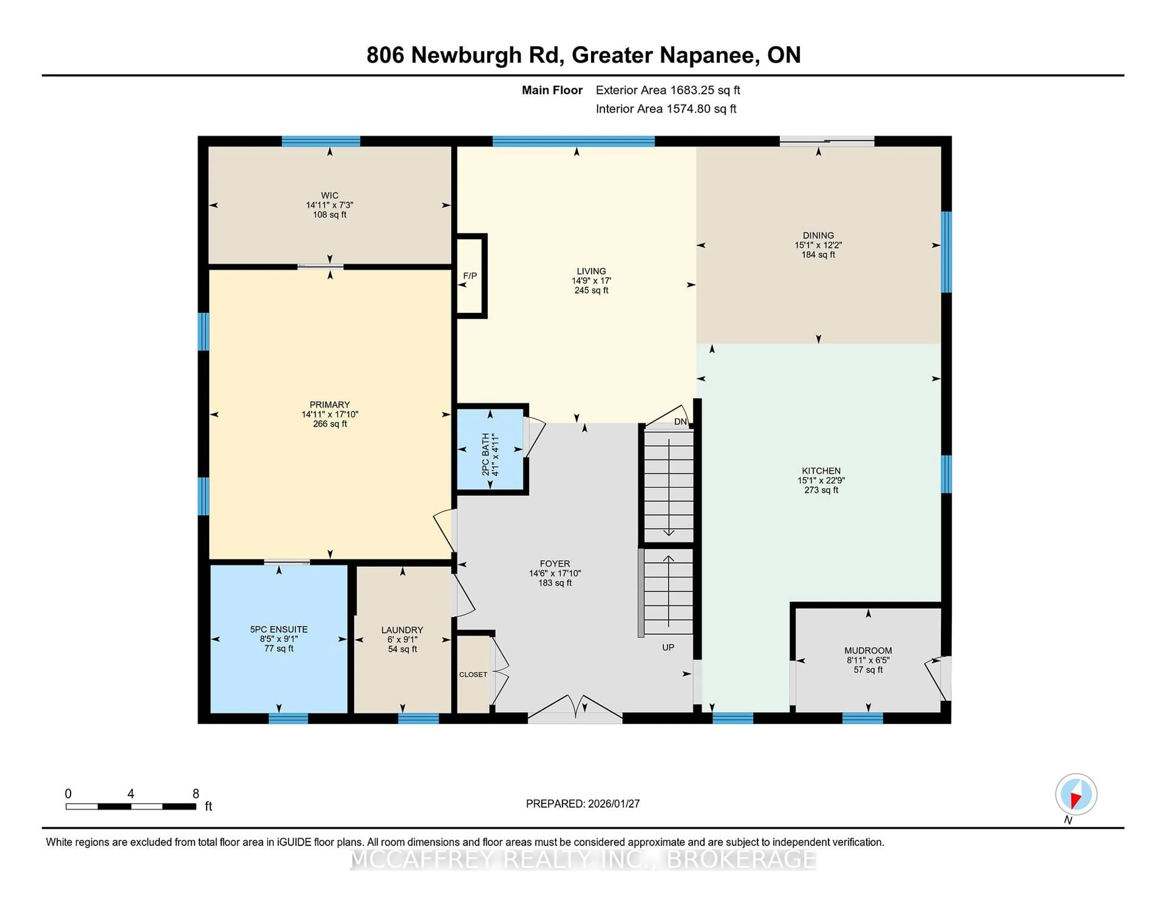 Floor plan for 806 County Rd 1, Plantagenet Ontario K7R 3L2