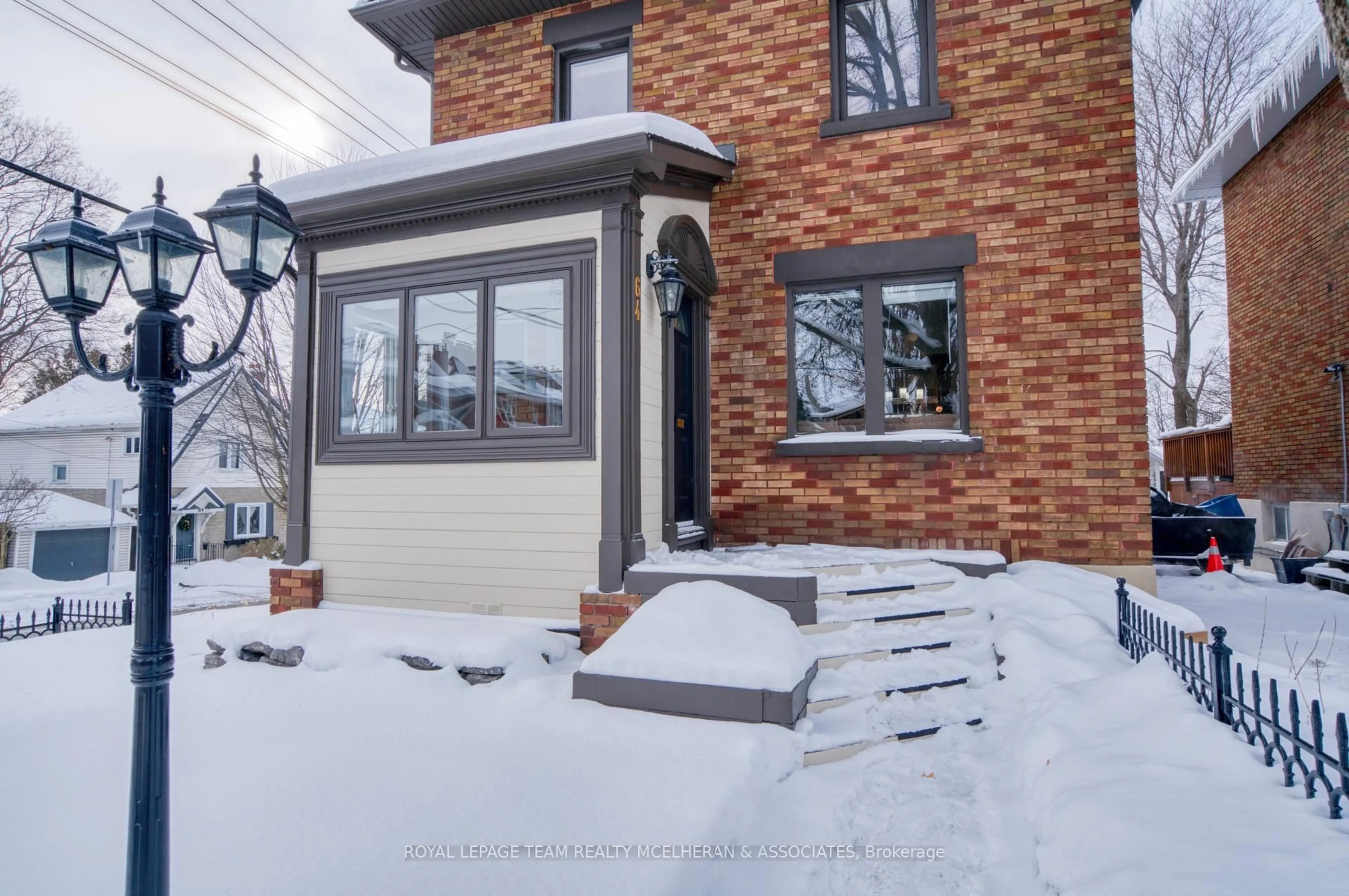 Home with brick exterior material, street for 64 Fulton Ave, Ottawa Ontario K1S 4Y6