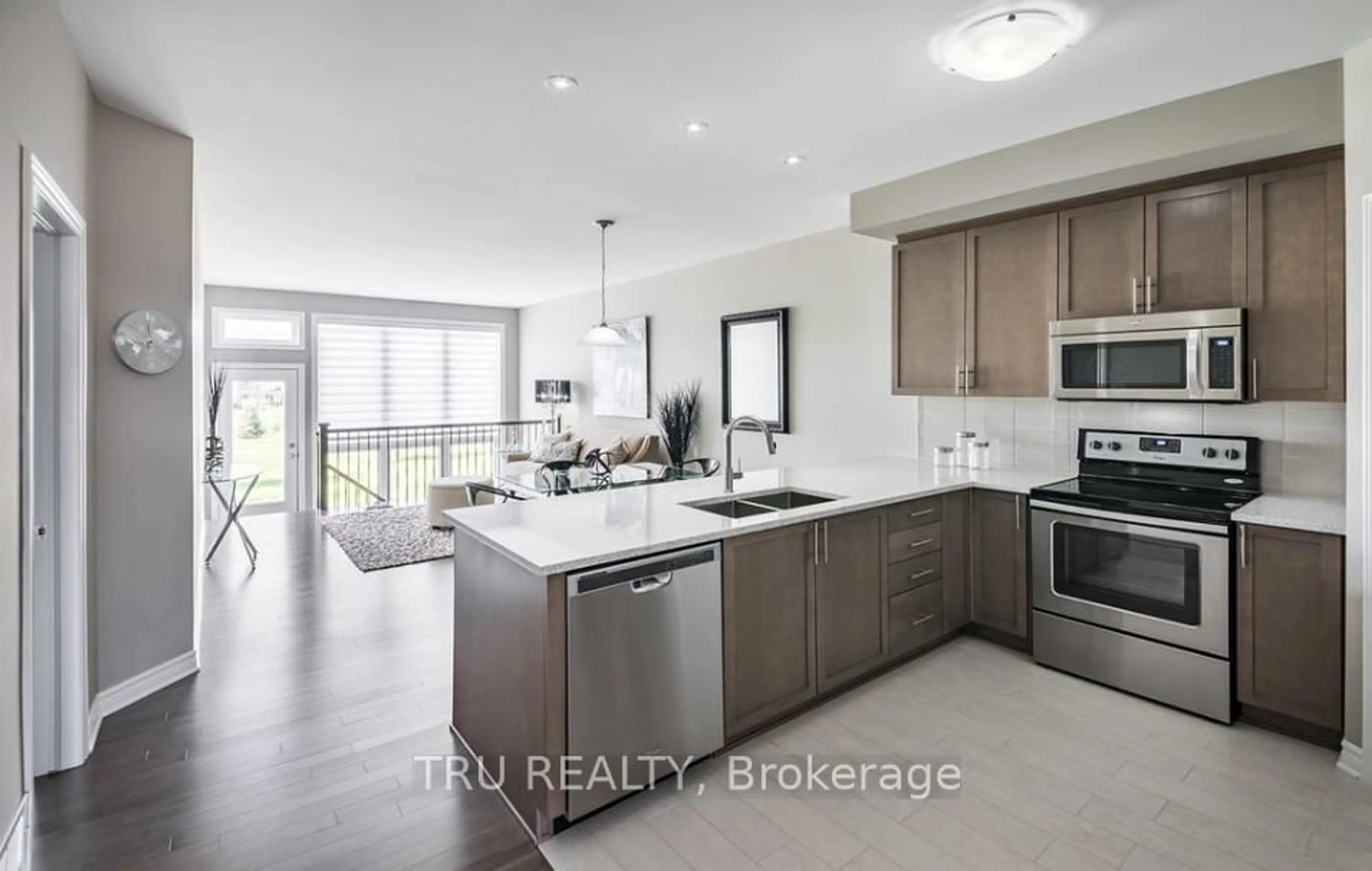 Open concept kitchen, ceramic/tile floor for 38 Billings Ave, South Dundas Ontario K0E 1K0