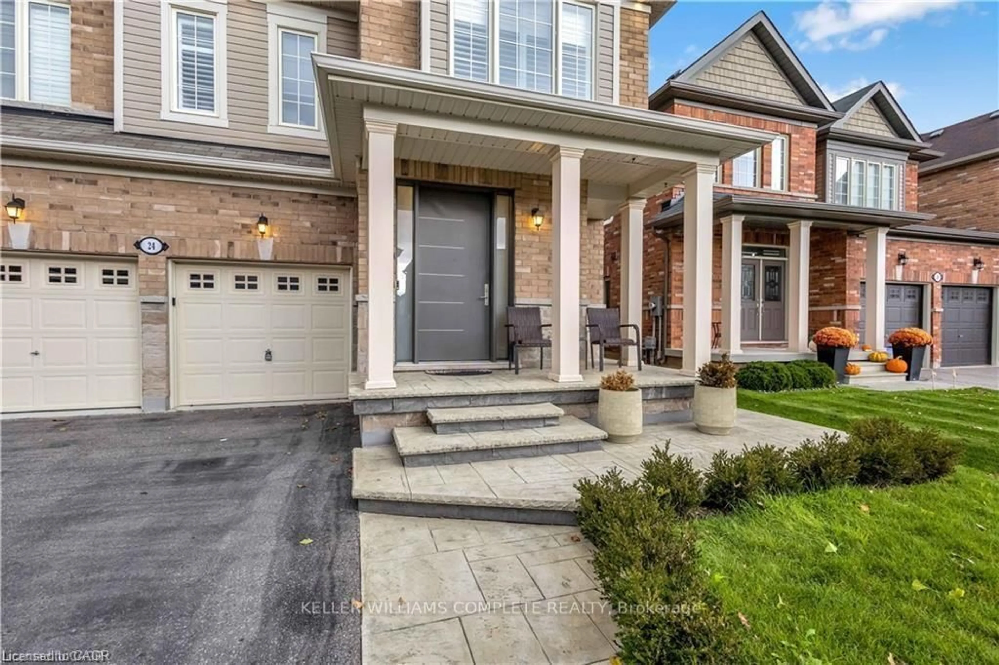 Home with brick exterior material, street for 24 Macbean Cres, Hamilton Ontario L8B 0S5